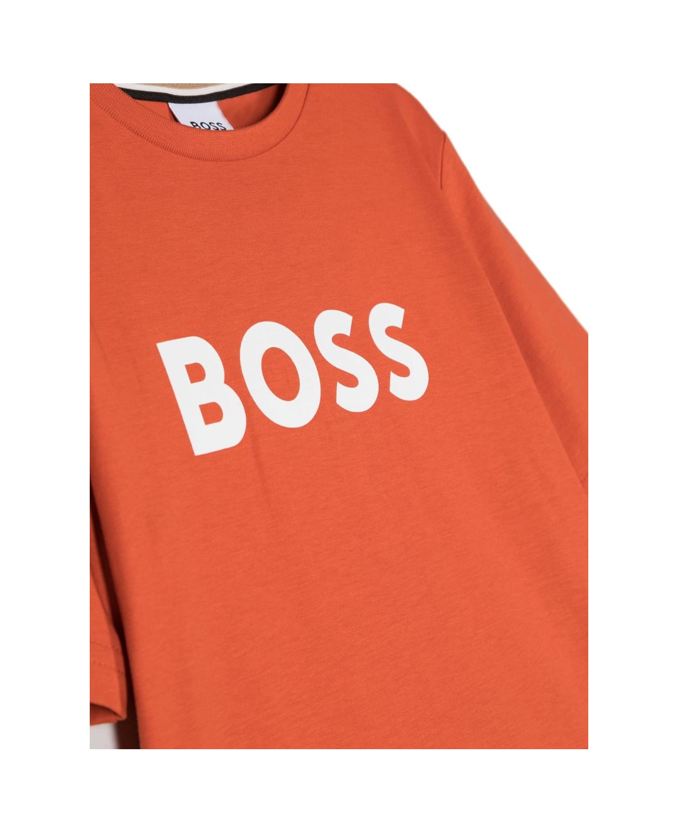 Hugo Boss Printed T-shirt - Arancione
