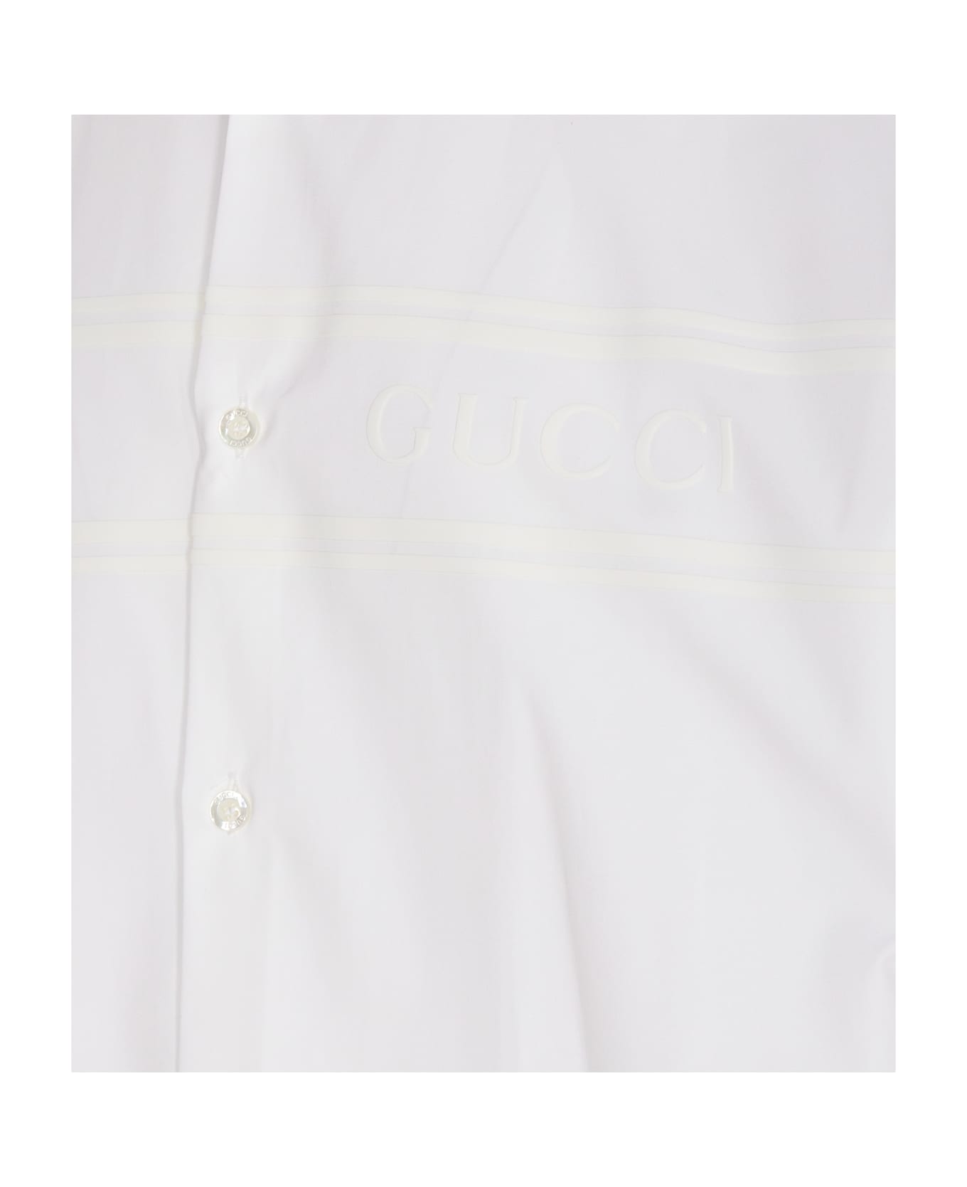 Gucci Detail Shirt - White