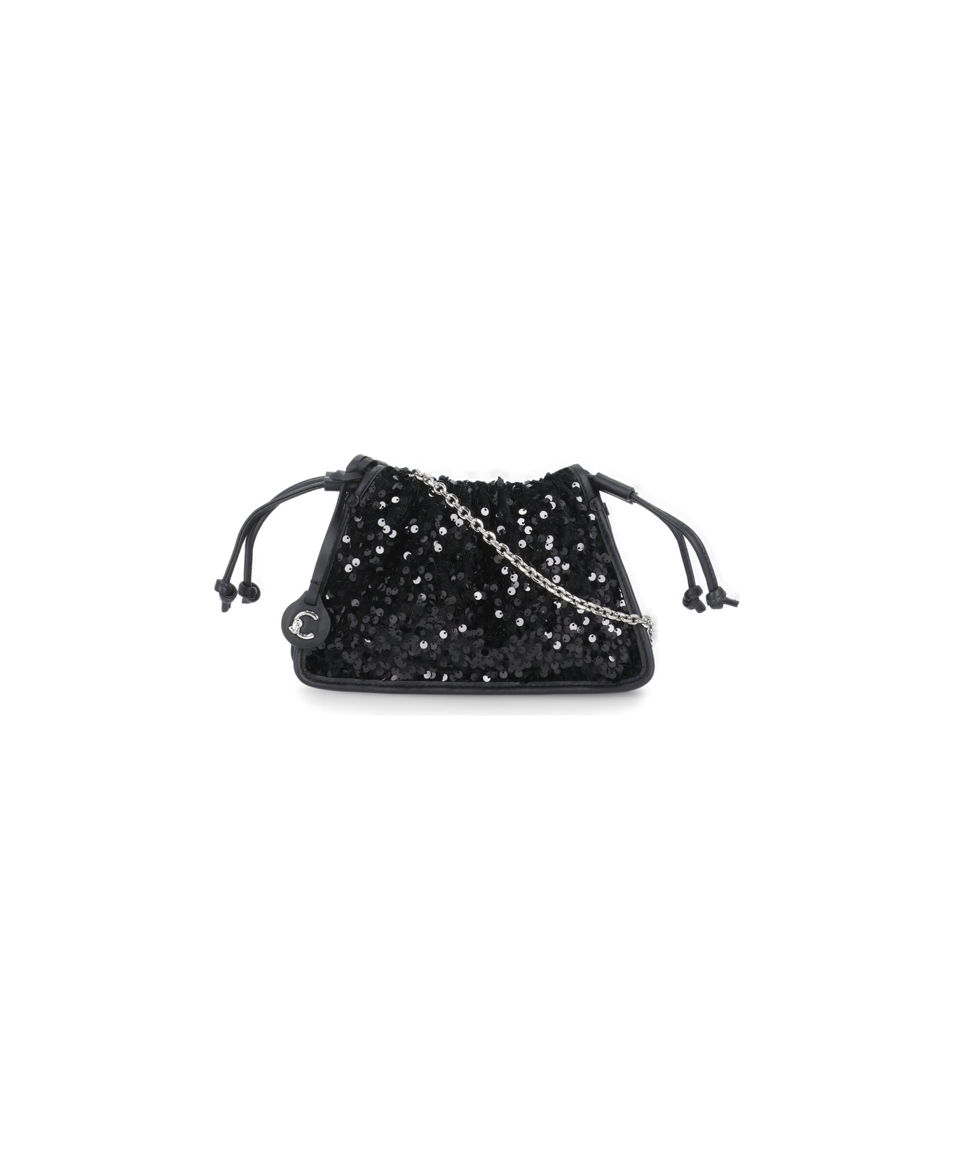 Coccinelle Dulse Paillette Bag - Black