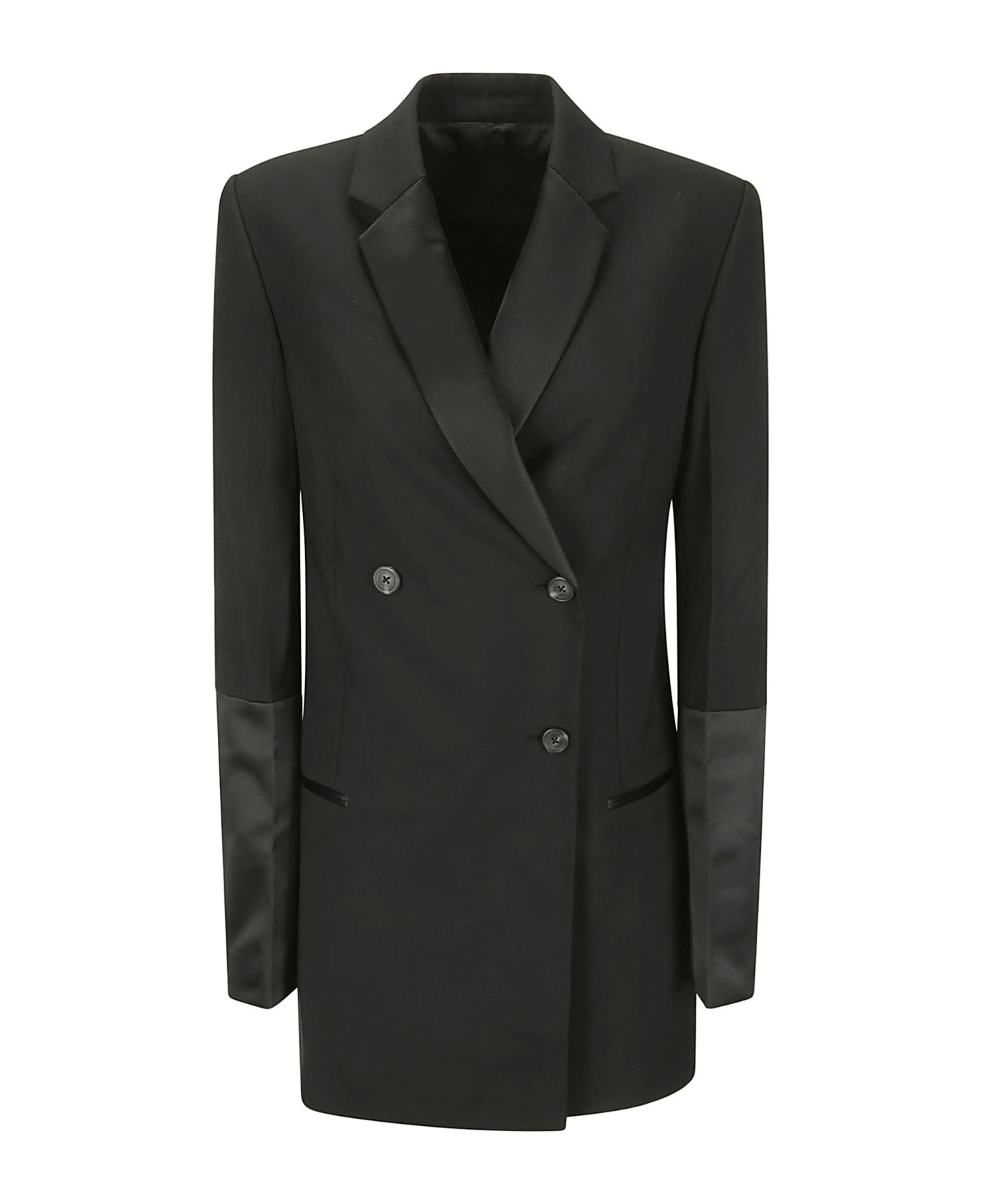 Helmut Lang Tux Jacket.stretch 1 - BLACK コート