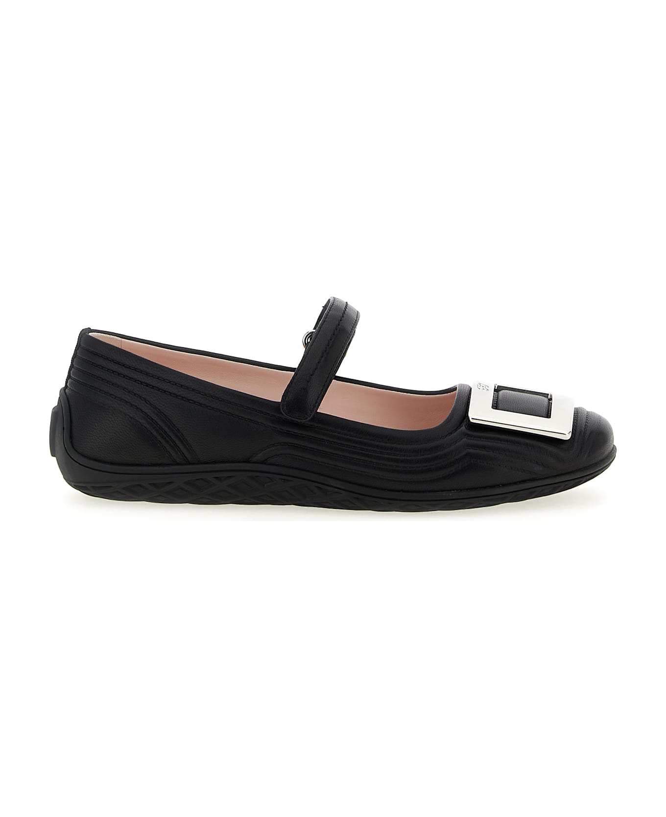 Roger Vivier 
viv Low
 Ballet Flats - Black