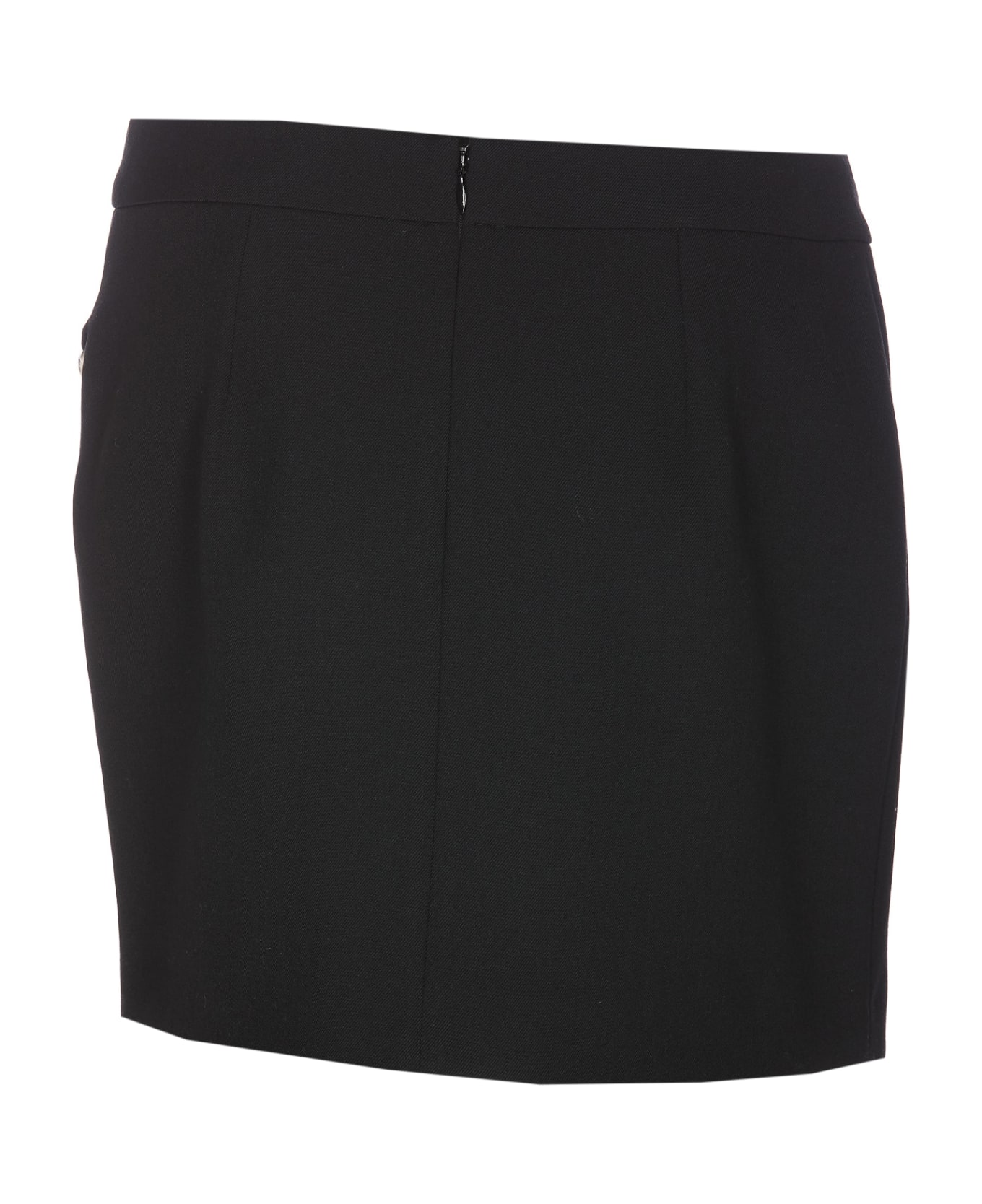 Stella McCartney Falabella Chain Mini Skirt - BLACK