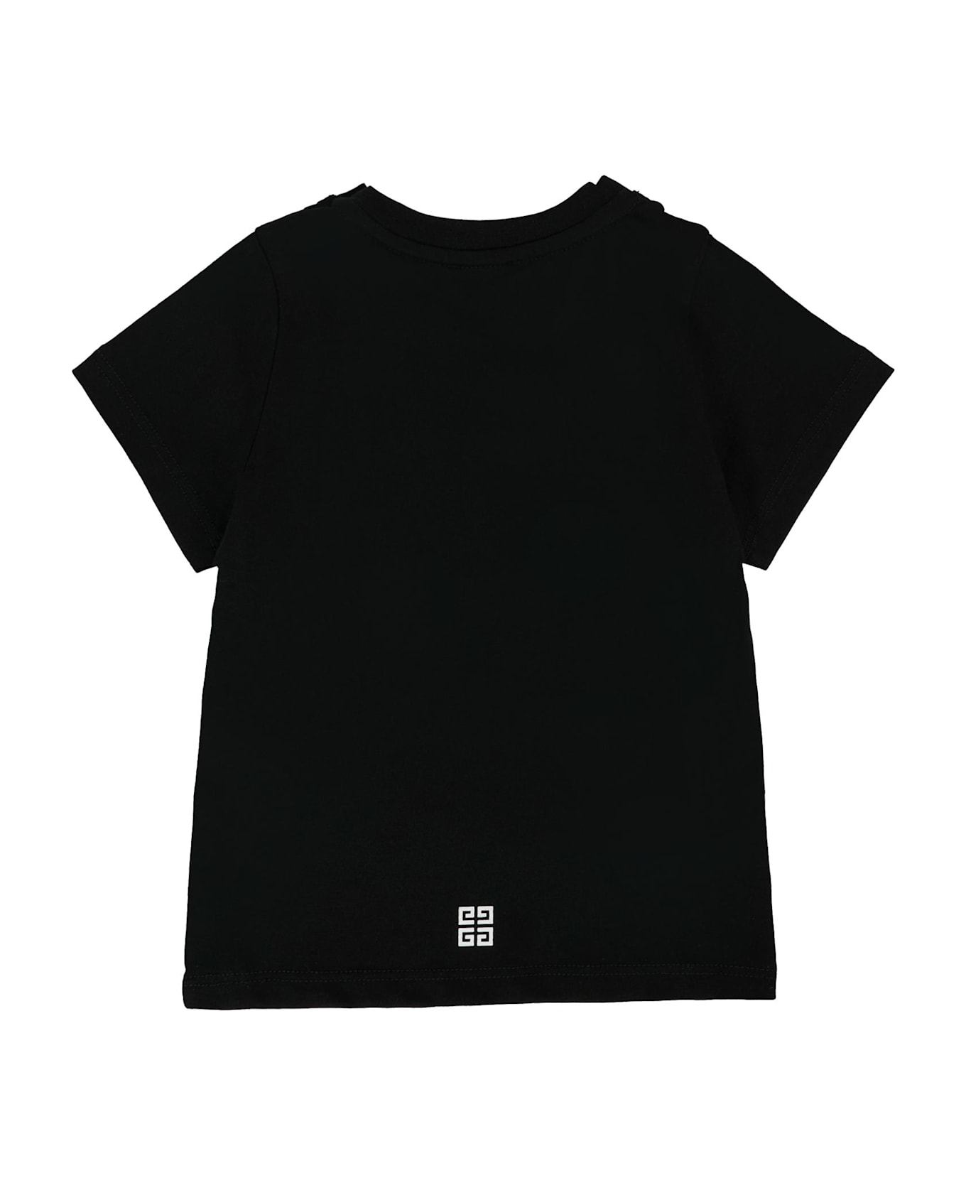 Givenchy Black T-shirt For Babykids With Logo - Black