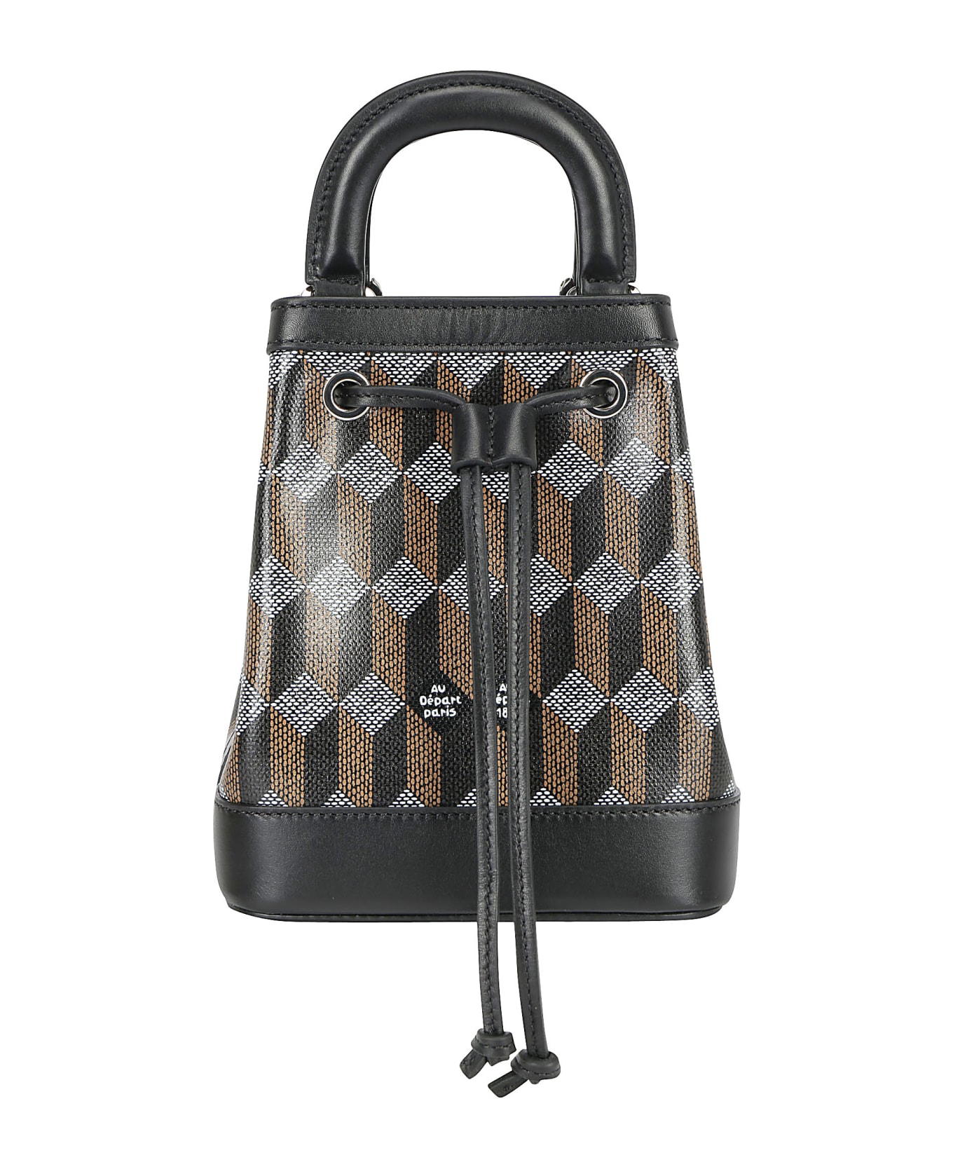 Au Départ Au Depart Bucket Bag - Black monogram