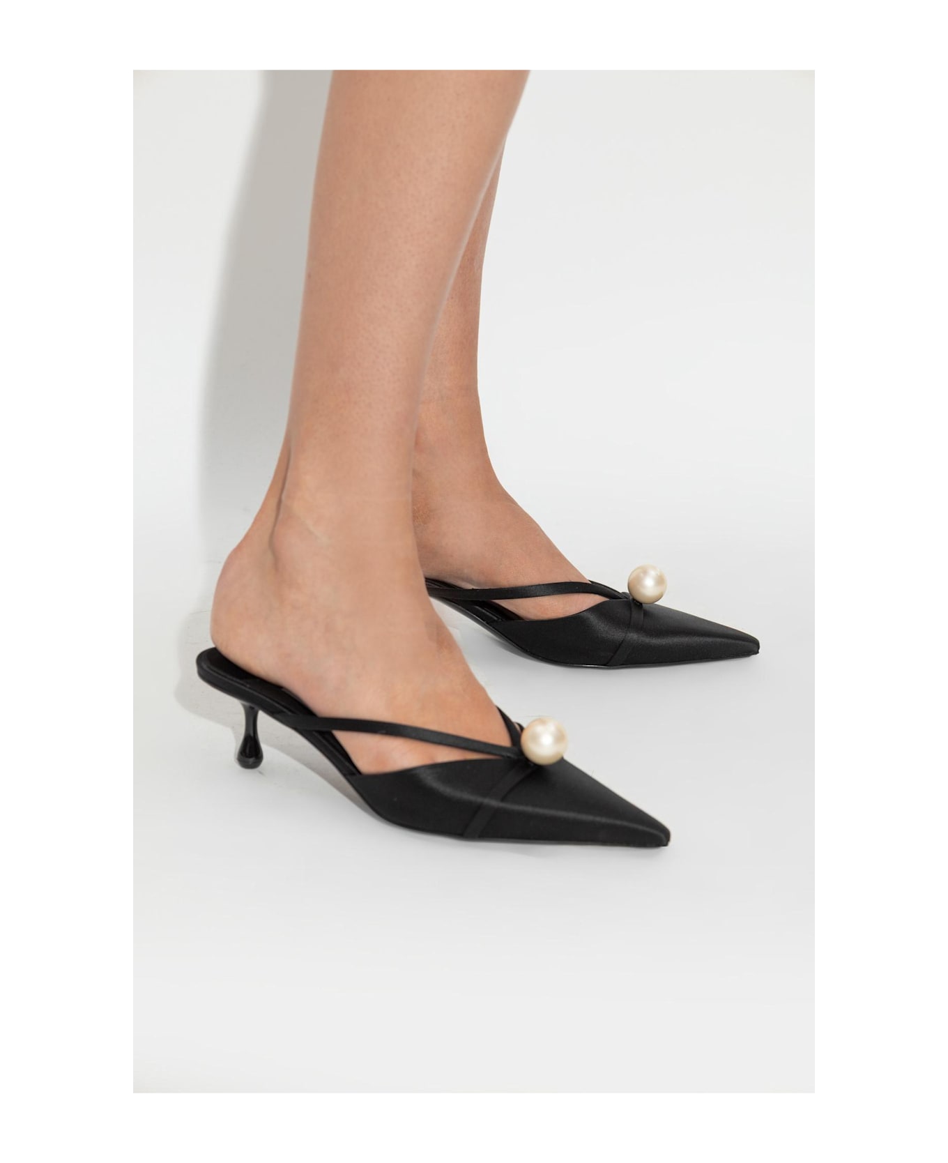 Jimmy Choo Heeled Mules 'sana' - Black