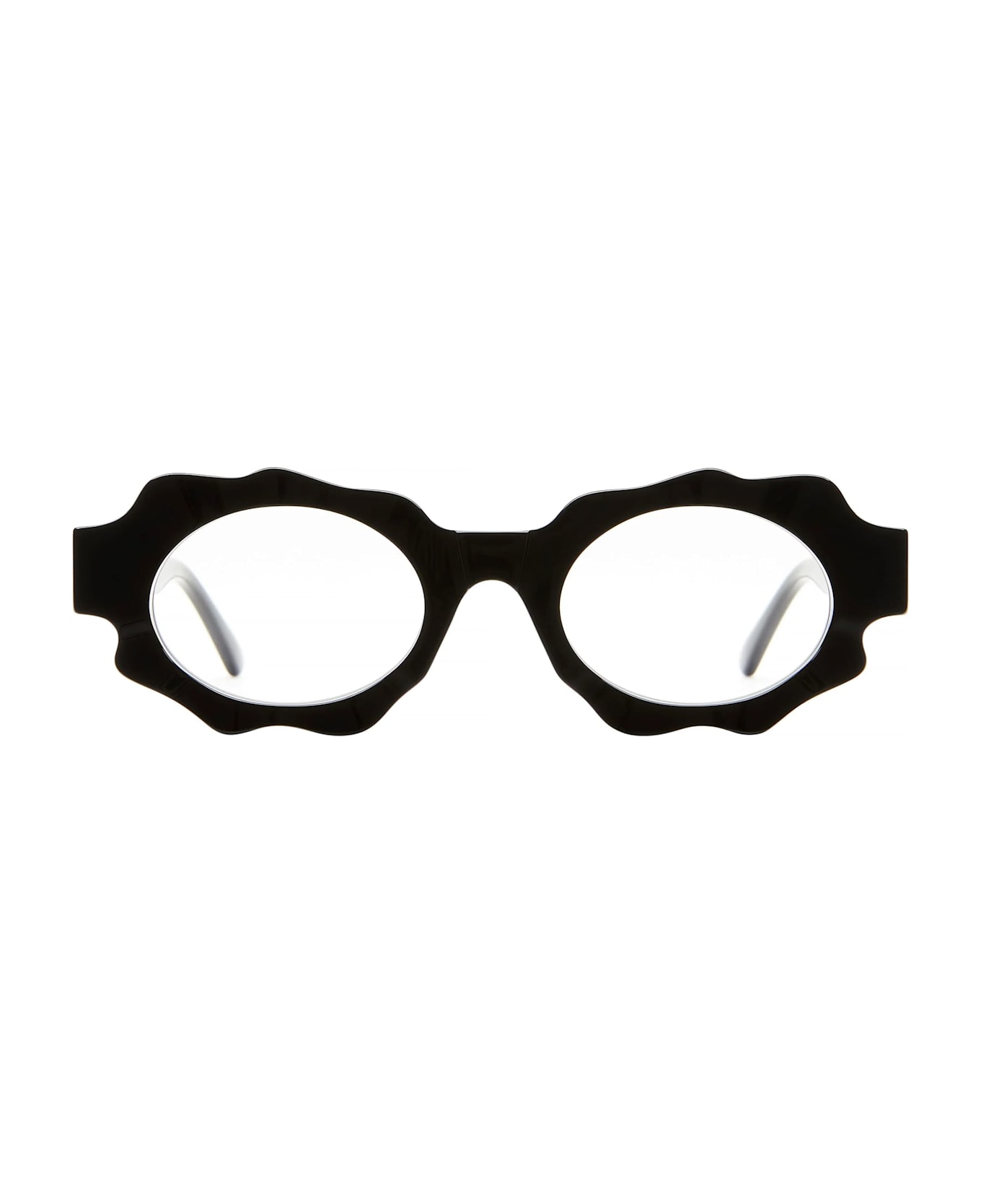 Kuboraum Mask G7 - Black Shine Rx Glasses - Black