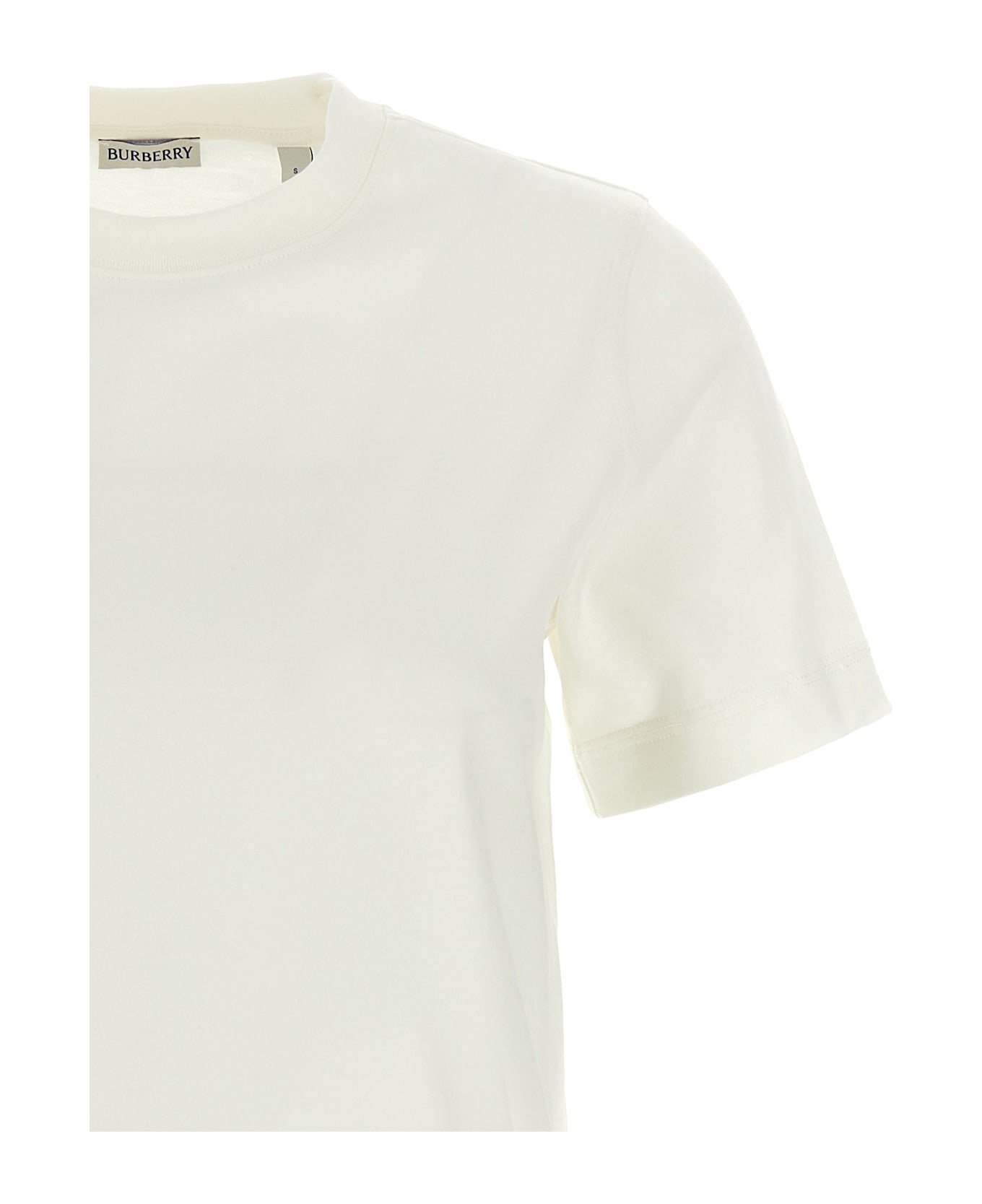 Burberry Check T-shirt - White