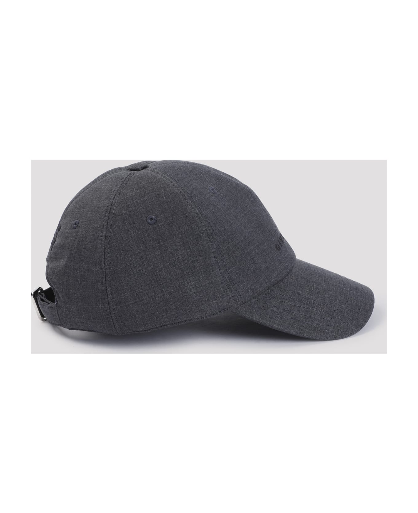 Givenchy Wool Logo Baseball Cap - Grigio