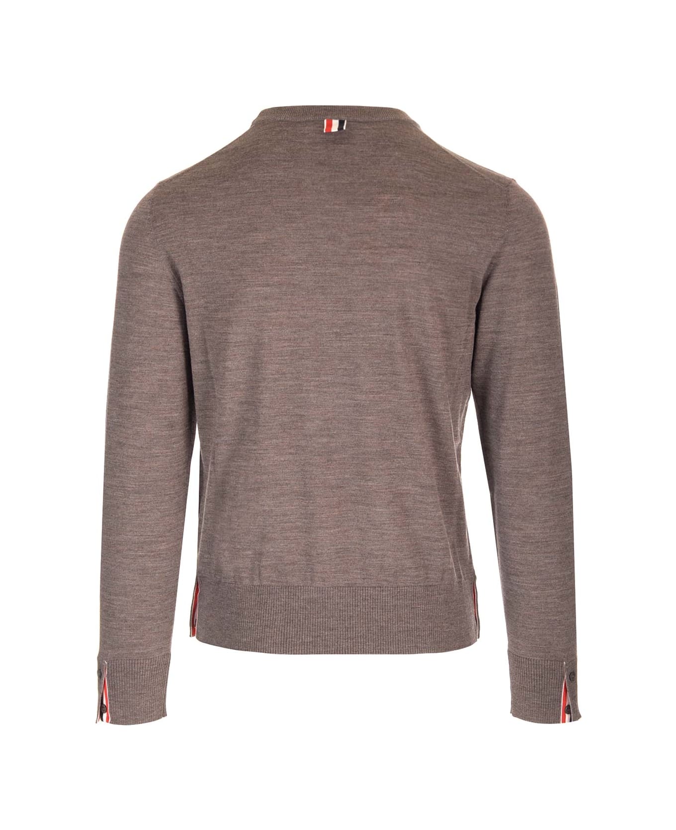 Thom Browne Relaxed-fit Crew Neck Pullover - brown
