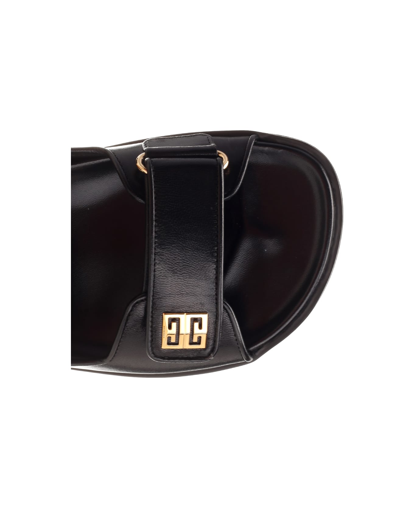Givenchy 4g Leather Sandals - black サンダル
