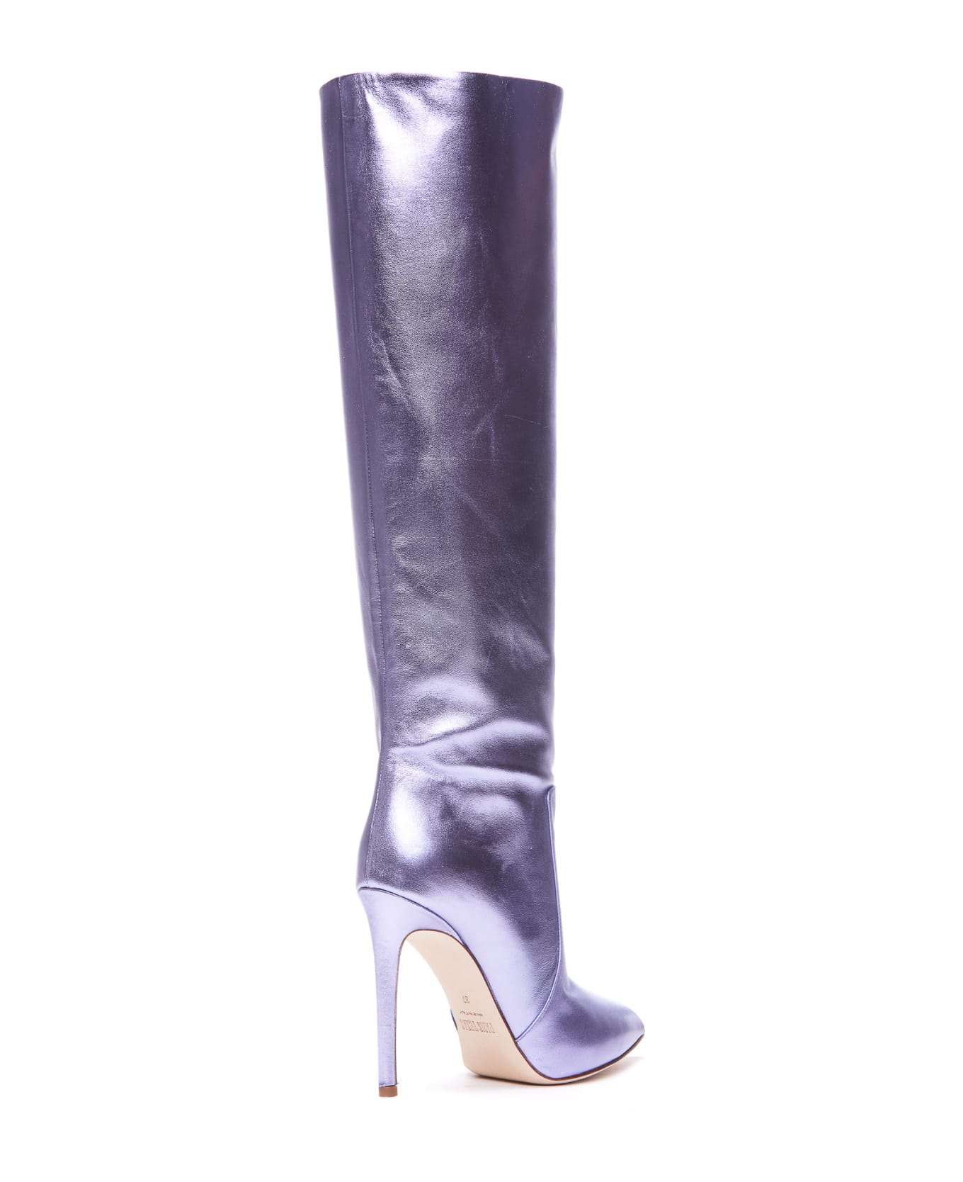 Paris Texas Stiletto Pump Boots - Violet