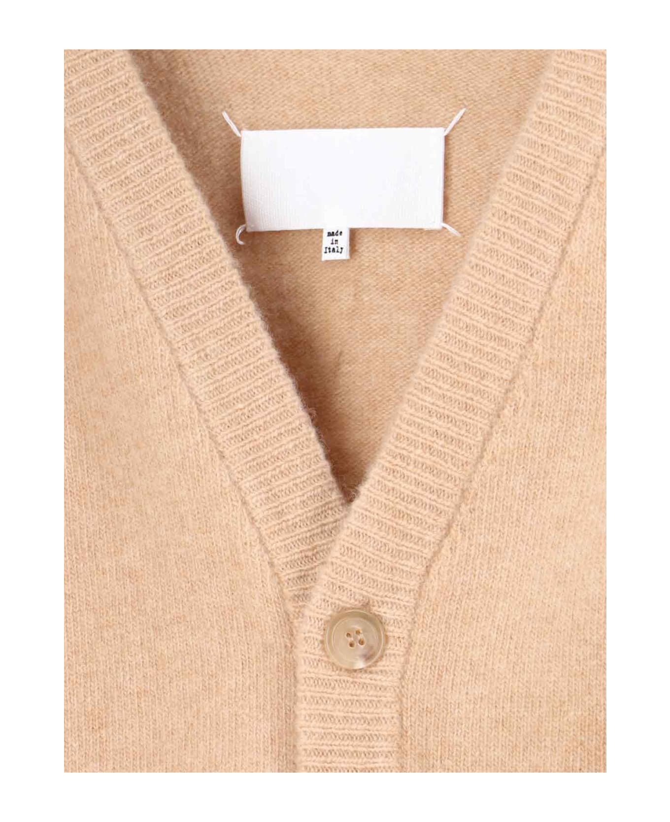 Maison Margiela 
four Stitches
 Cardigan - Beige