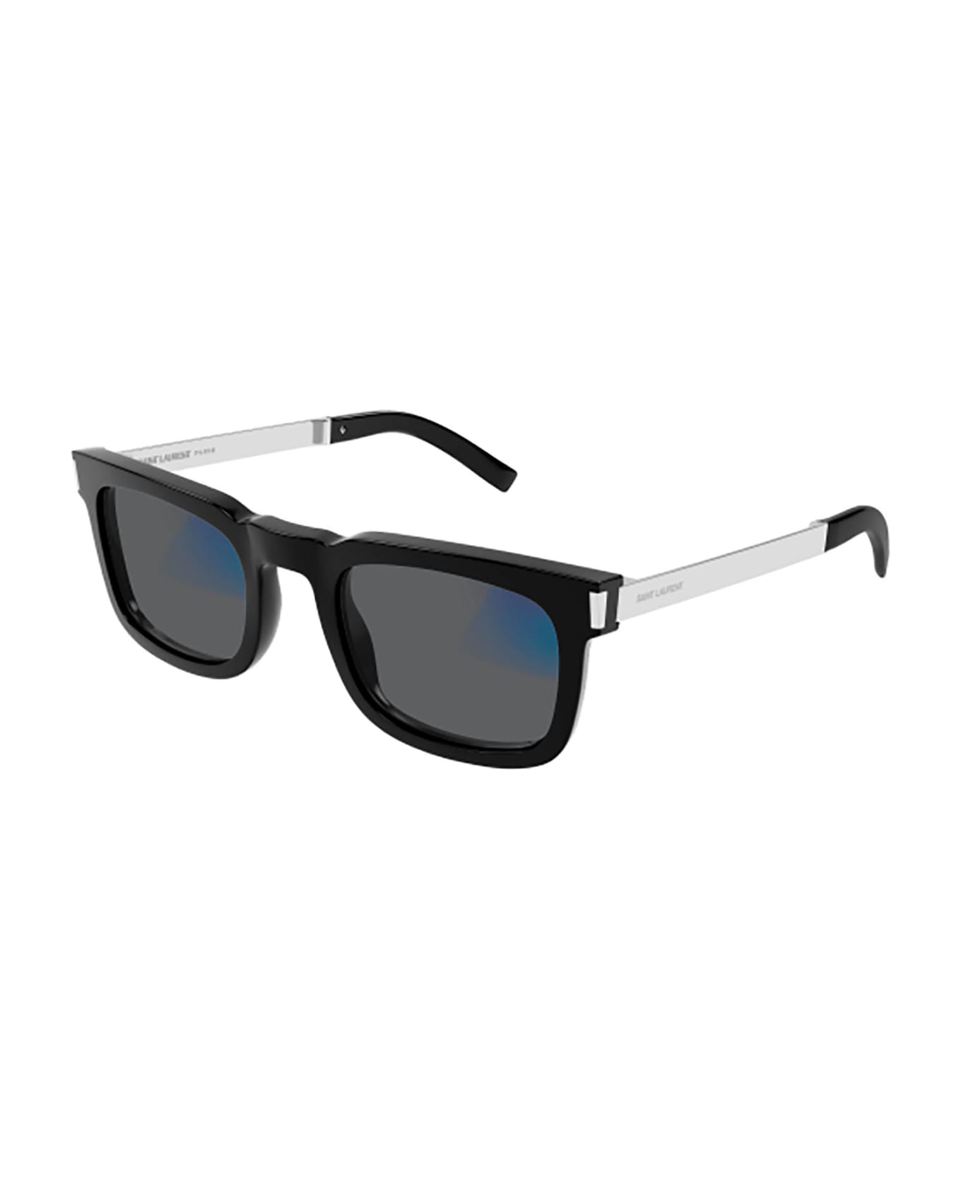 Saint Laurent Eyewear SL 581 Sunglasses - Black Silver Transpar