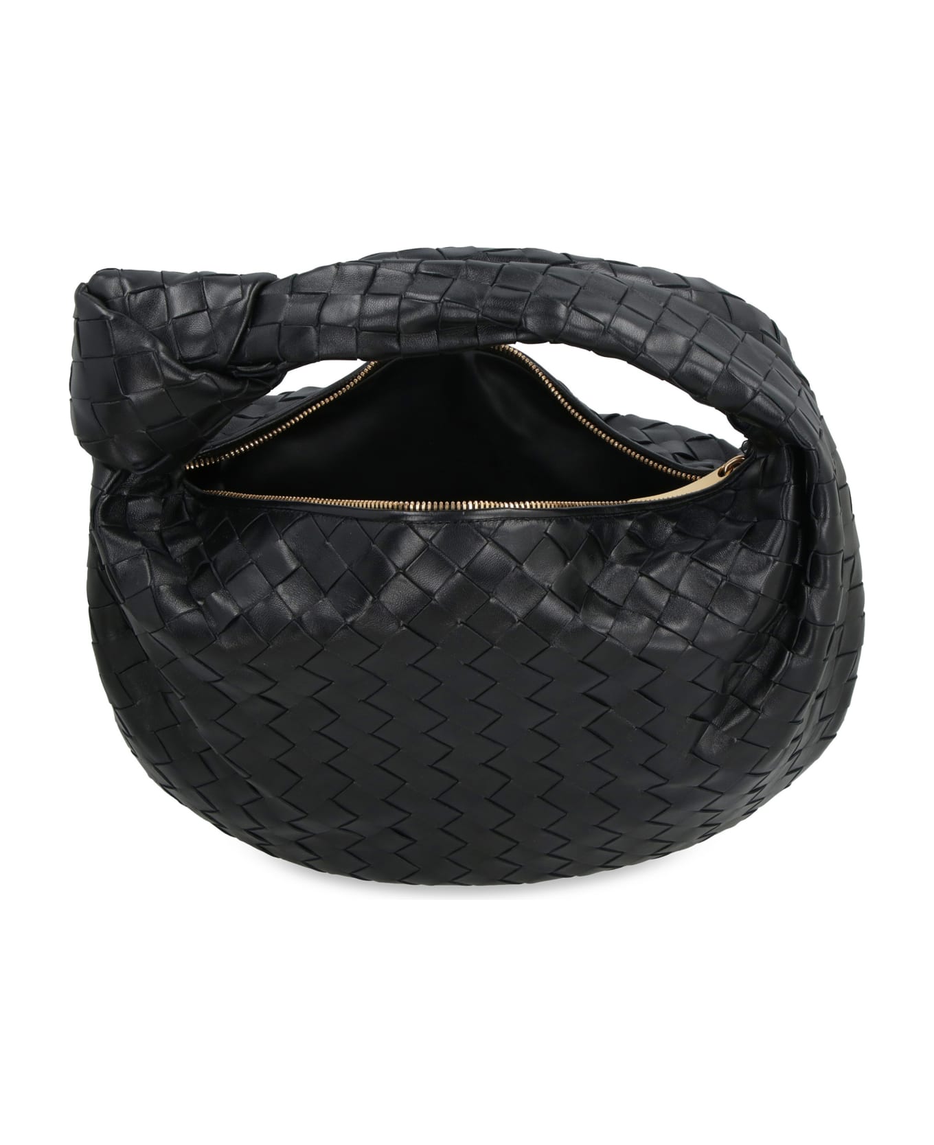 Bottega Veneta Jodie Leather Shoulder Bag - black トートバッグ