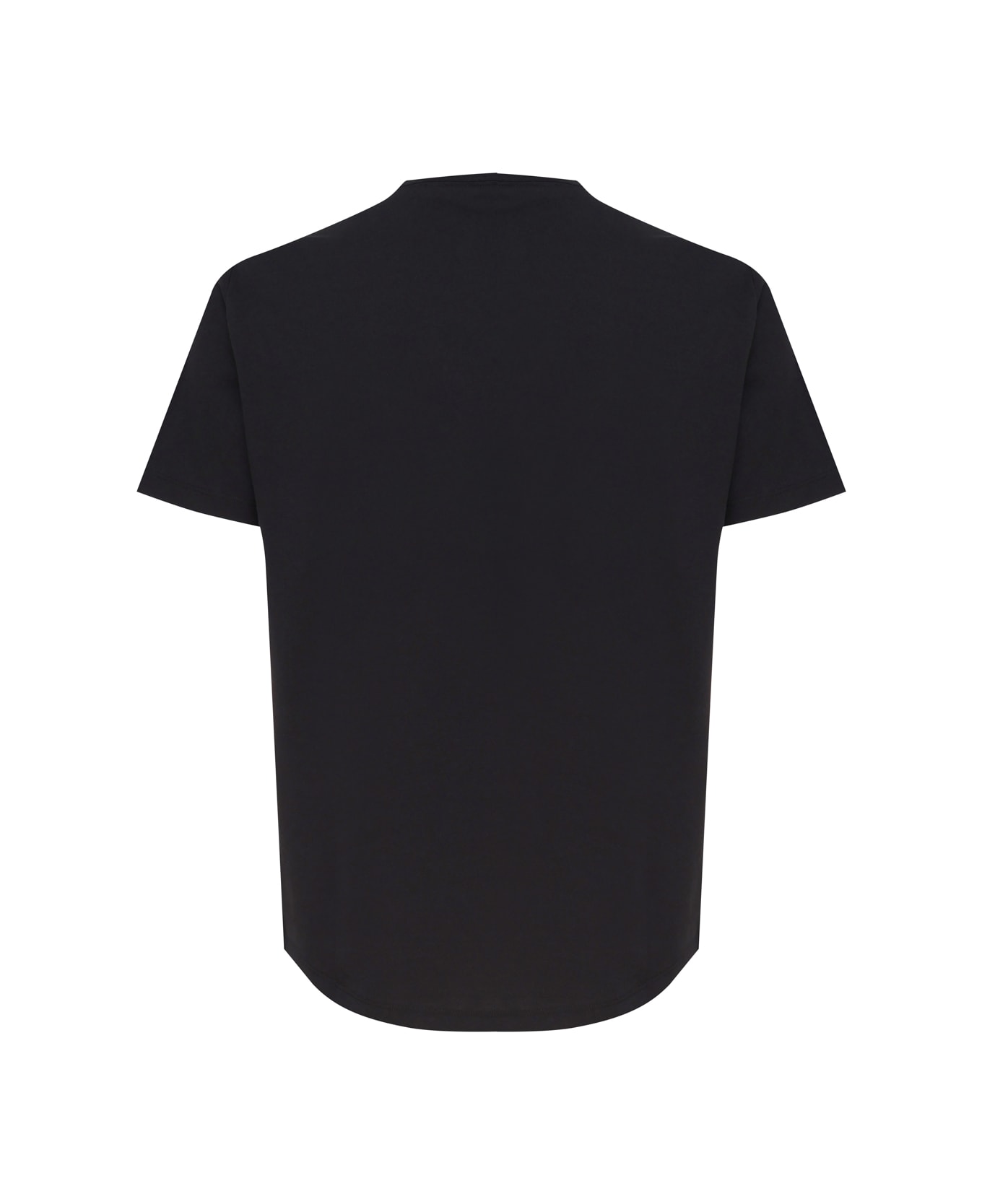 Sun 68 T-shirt With Logo - Black