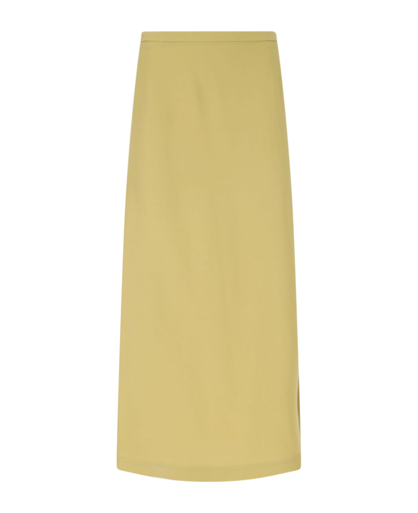 Gucci Midi Skirt With Slit - Gold