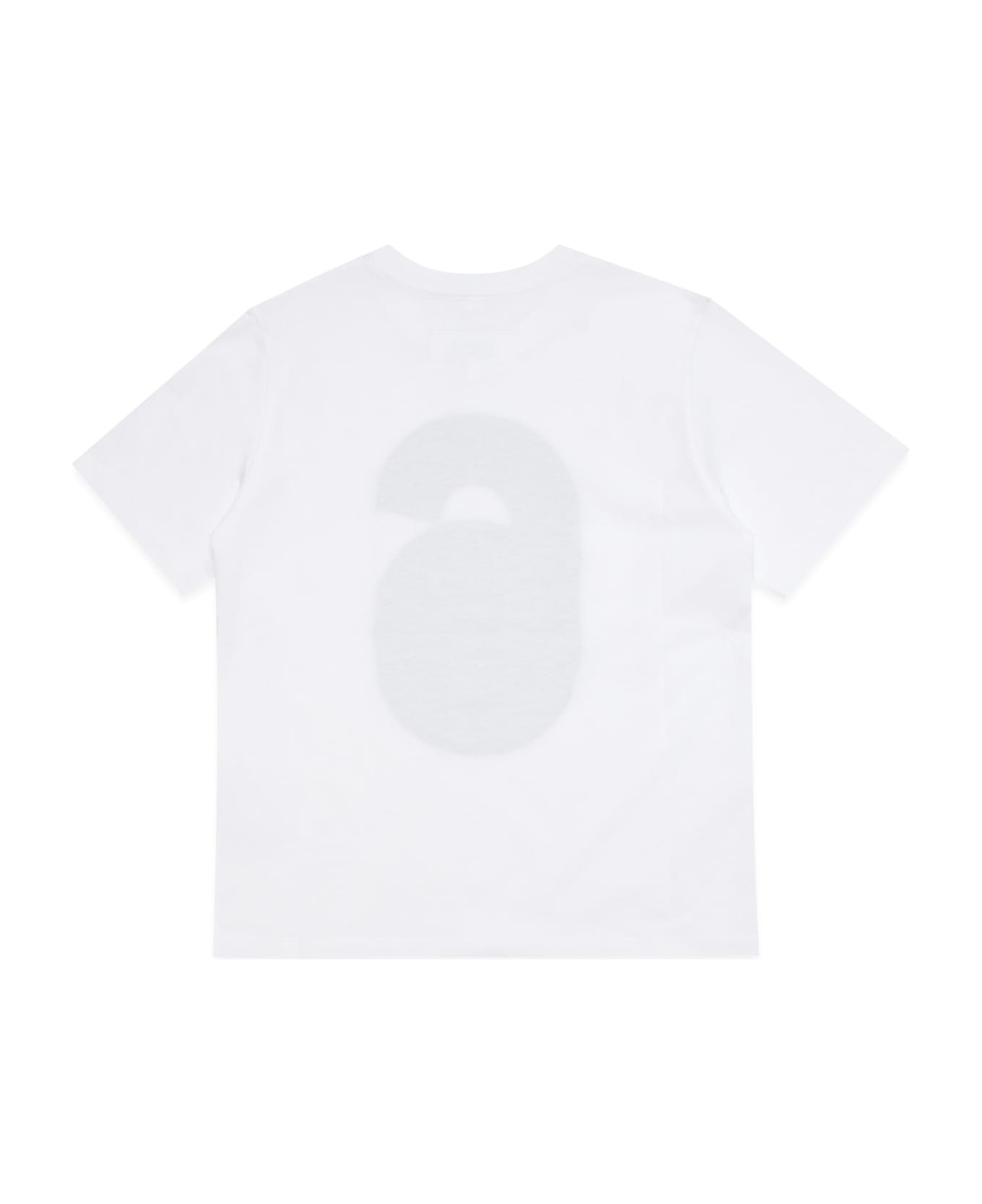 Maison Margiela Mm6t88u T-shirt Maison Margiela Inlay 6 Logo T-shirt - WHITE Tシャツ＆ポロシャツ