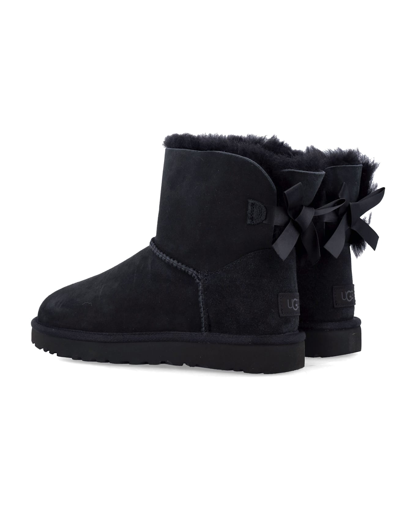 UGG Woman's Mini Bailey Bow Ii Boots - BLACK