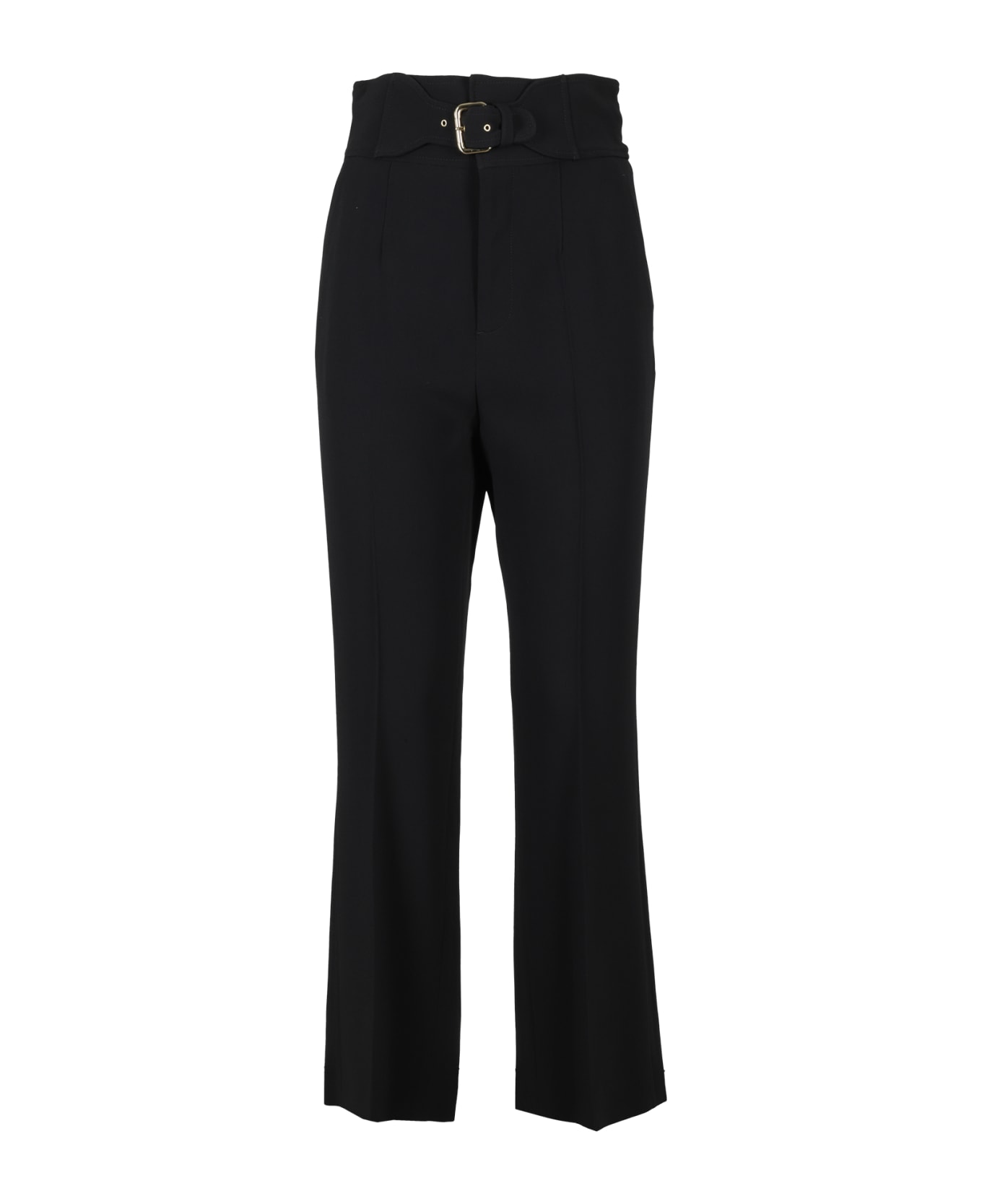 RED Valentino Trousers With Belt - No Nero