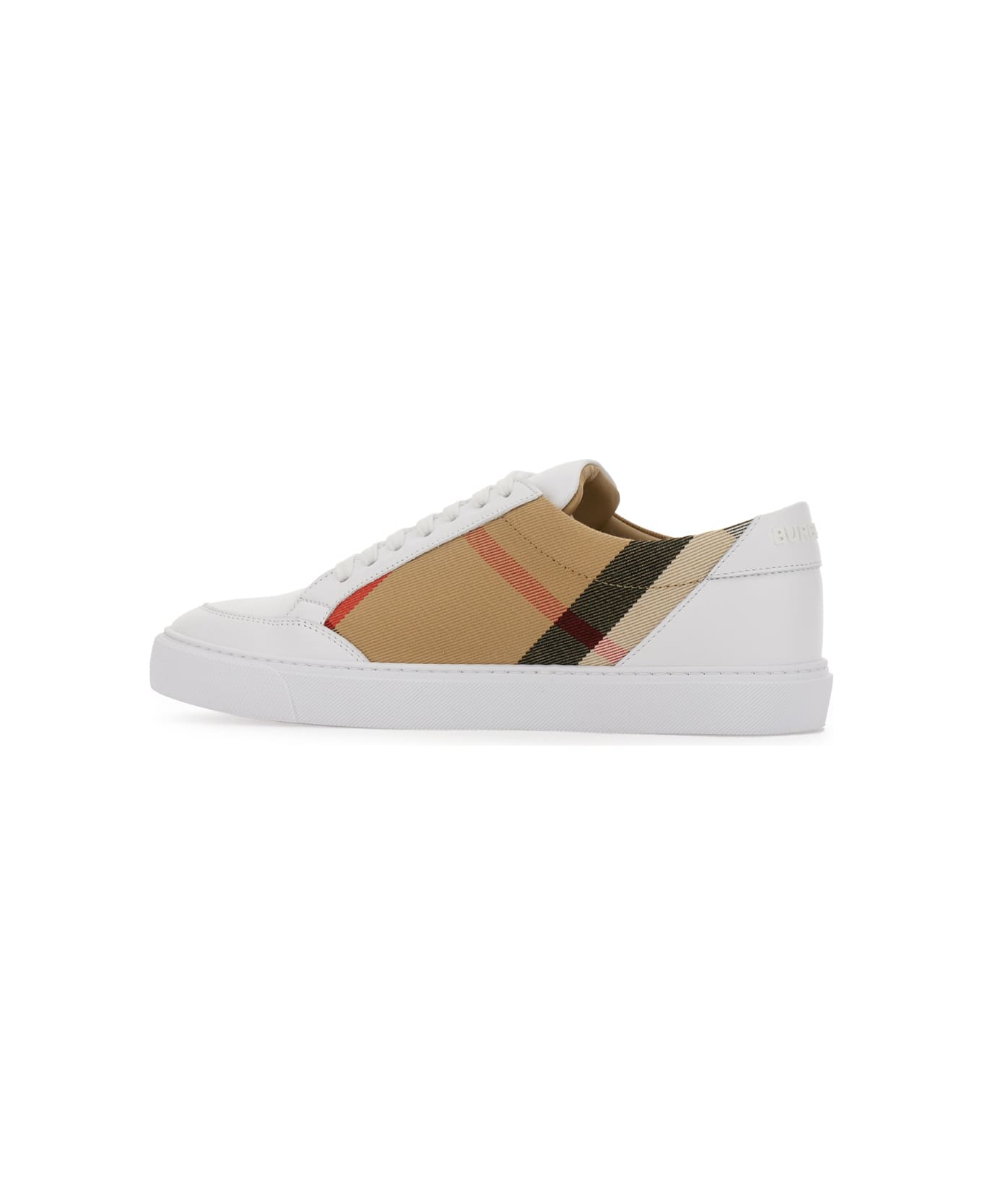 Burberry Multicolor Leather And Fabric Sneakers - A1462