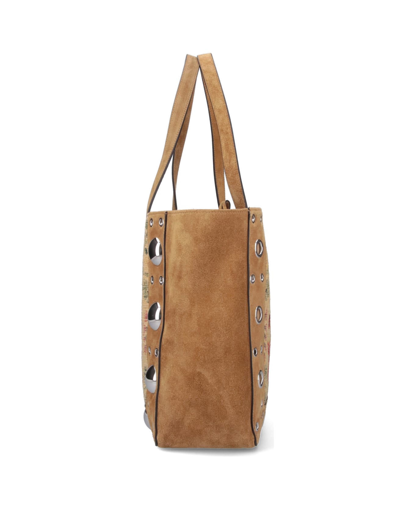 Valentino Garavani Medium Tote Bag "nellcôte" - Brown