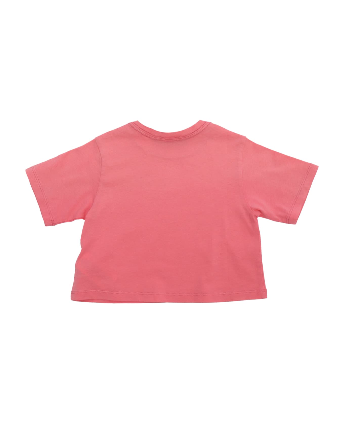 Polo Ralph Lauren Pink Cropped T-shirt - PINK