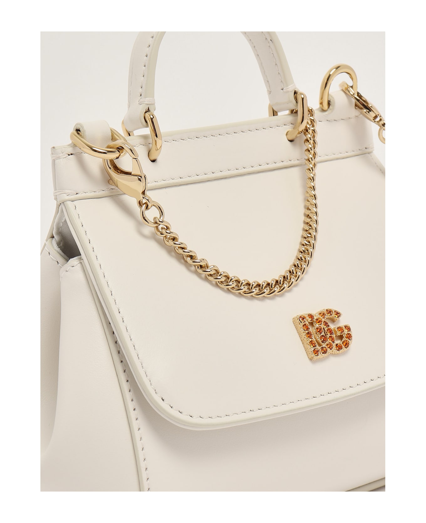 Dolce & Gabbana Miss Sicily Shoulder Bag - LATTE