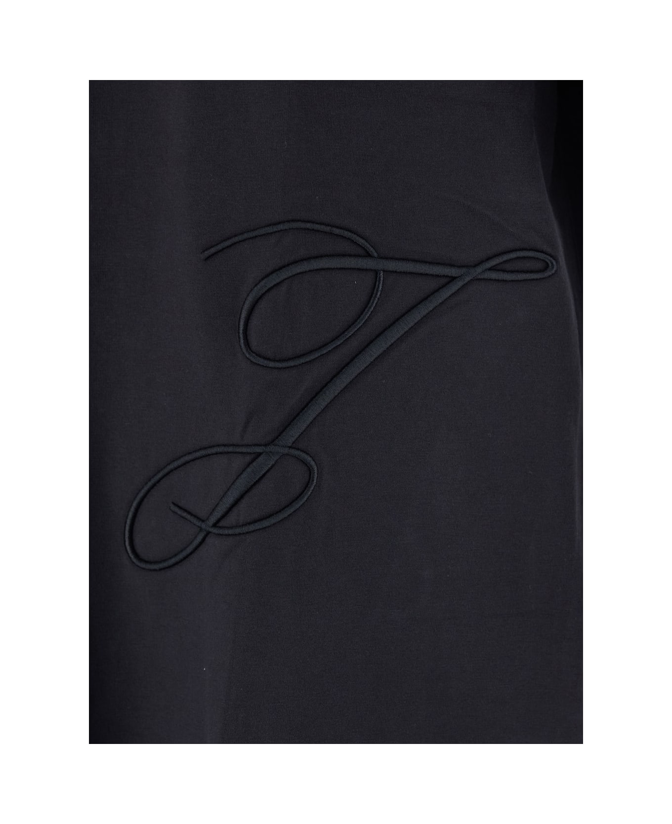 Jacquemus 
le T-shirt Club
 Blue T-shirt With Logo J On The Front In Cotton Man - Blu