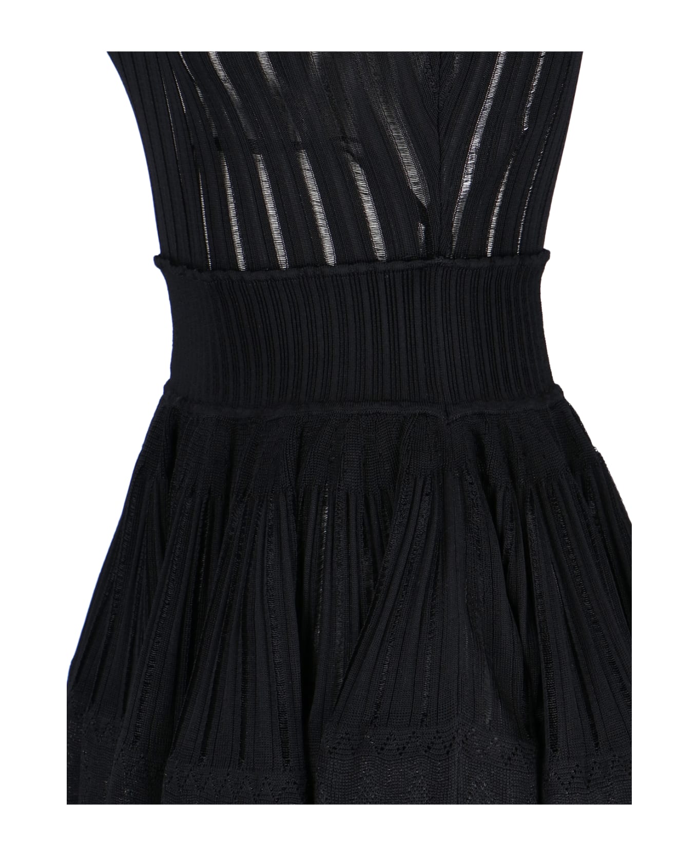 Alaia 'crinoline' Midi Dress - Noir Alaia