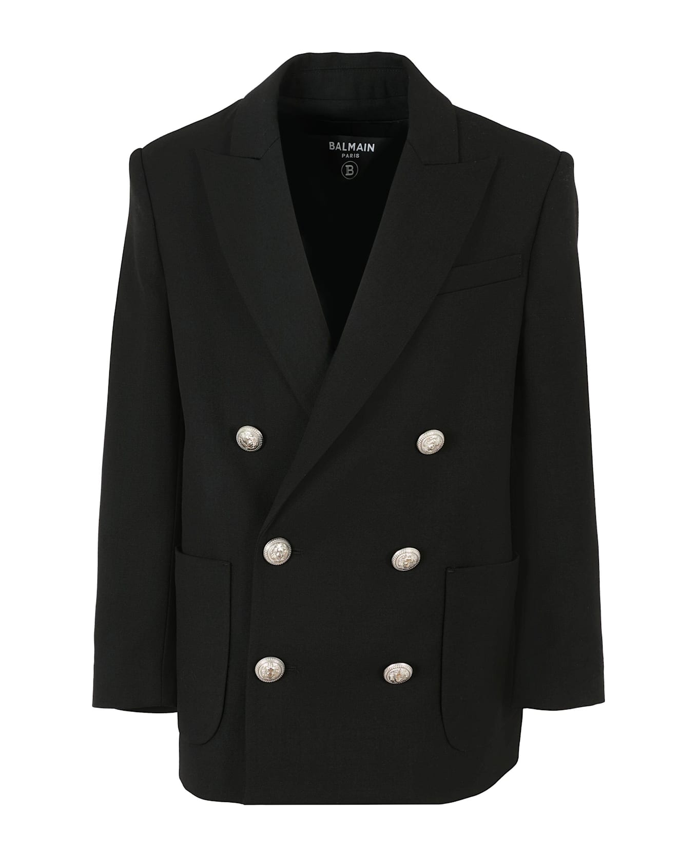 Balmain Black Jacket For Boy - Black