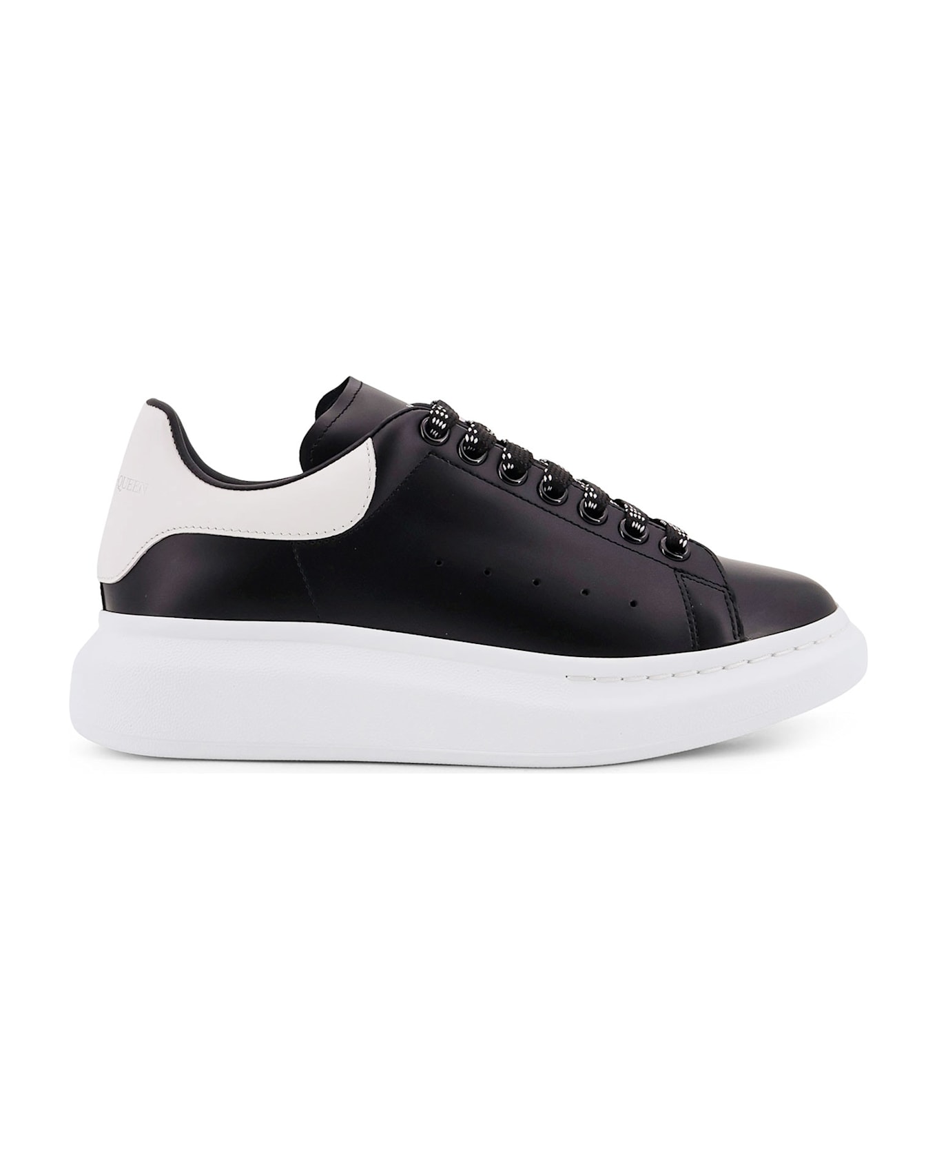 Alexander McQueen Low-top Leather Sneakers - Black