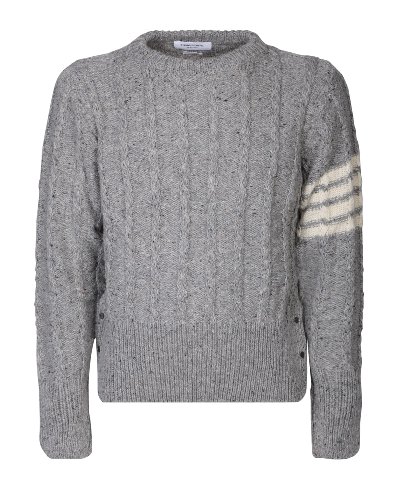 Thom Browne '4 Bar' Sweater - Grey