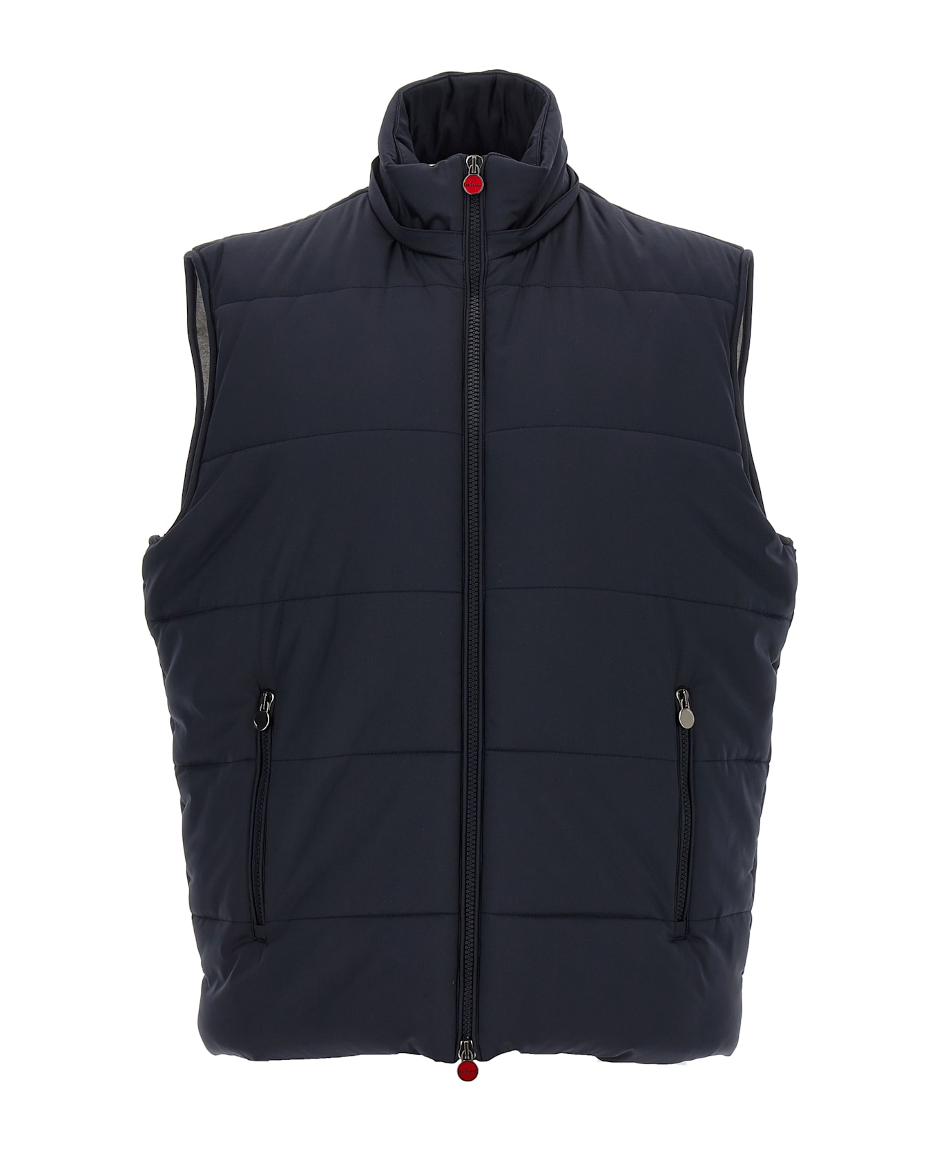 Kiton Padded Vest - Blue