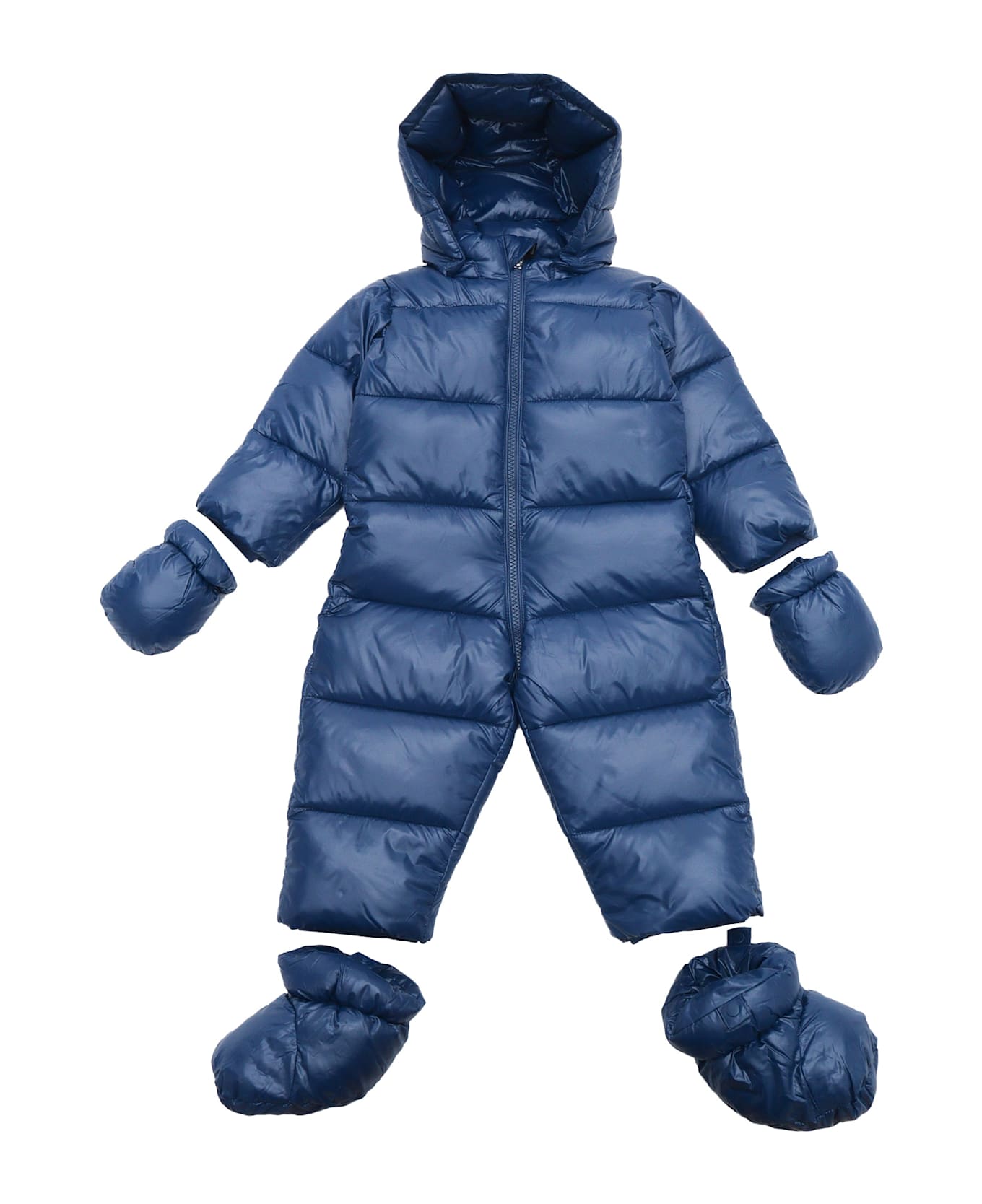 Save the Duck Shell Hooded Suit - BLUE