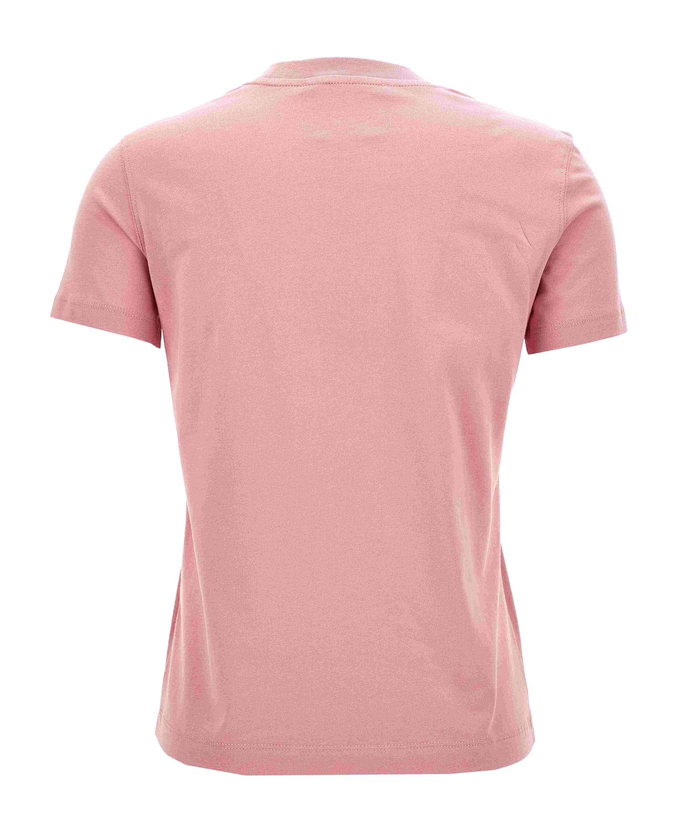 Versace Jeans Couture Pink T-shirt With Printed Logo - Pink