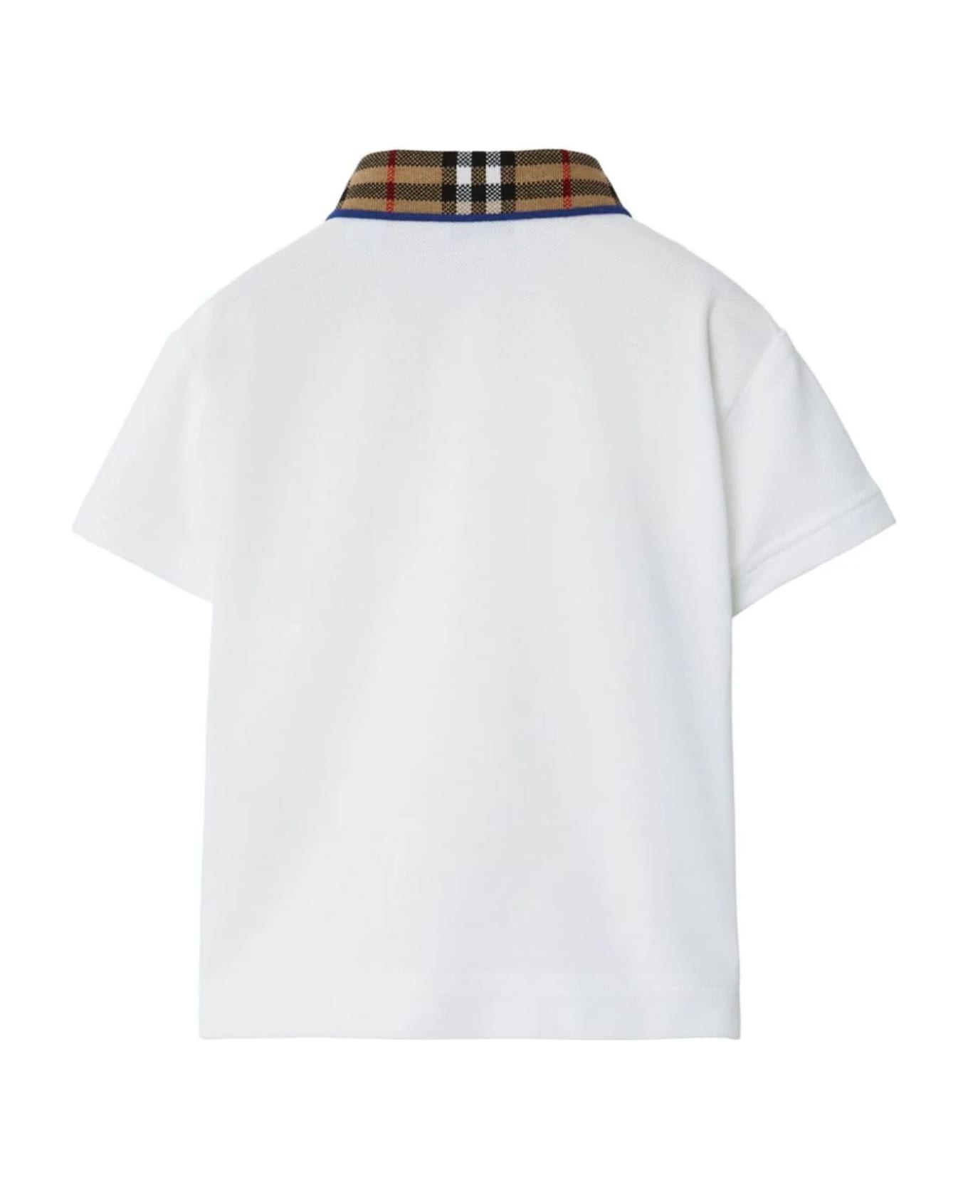 Burberry Kids T-shirts And Polos White - White