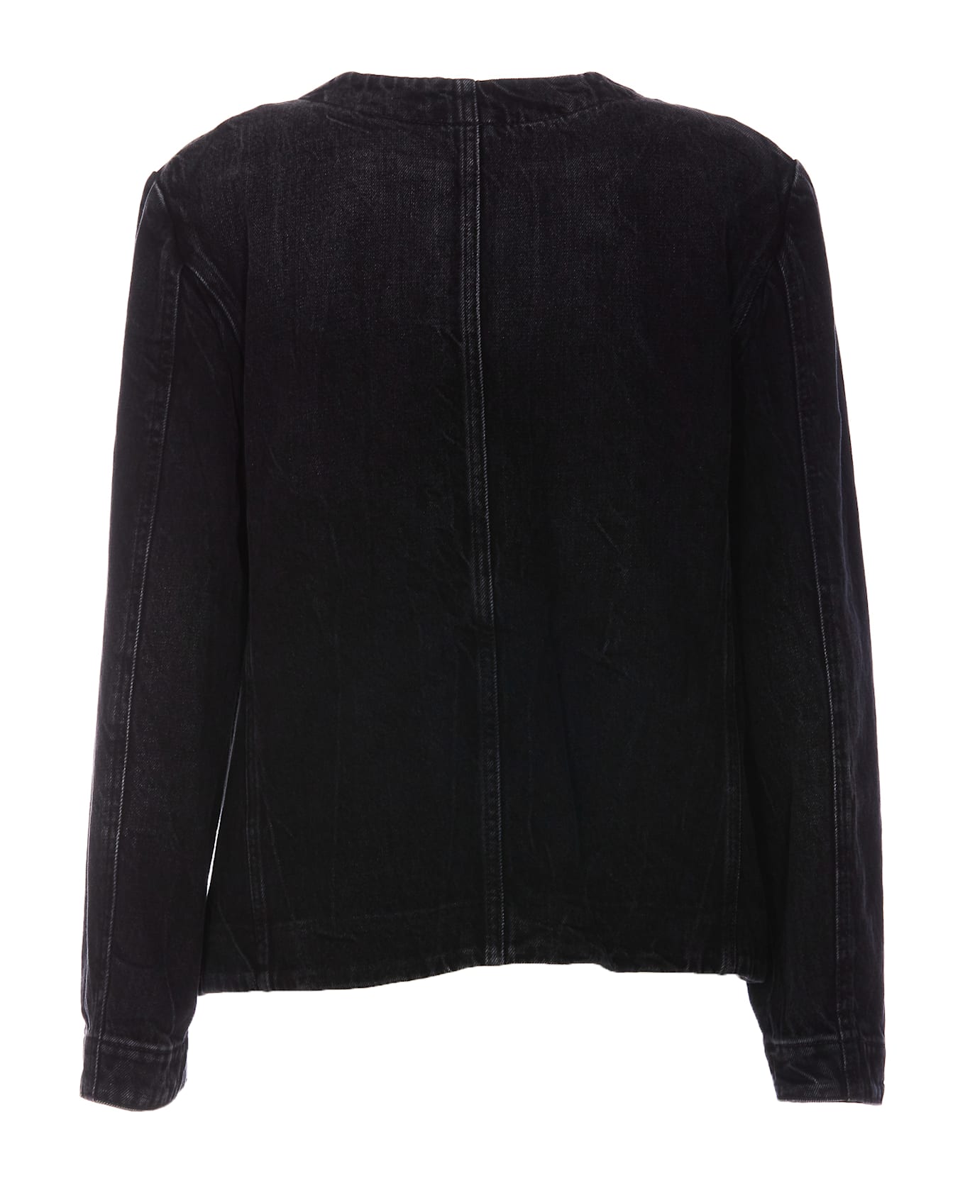 Givenchy Denim Jacket With 4g Chains - Black