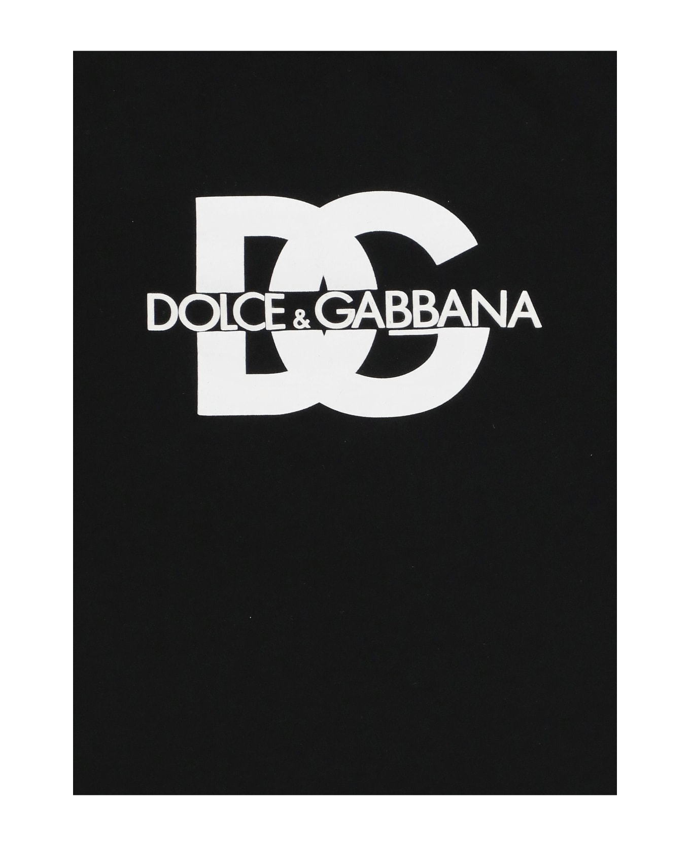 Dolce & Gabbana T-shirt With Logo - BLACK
