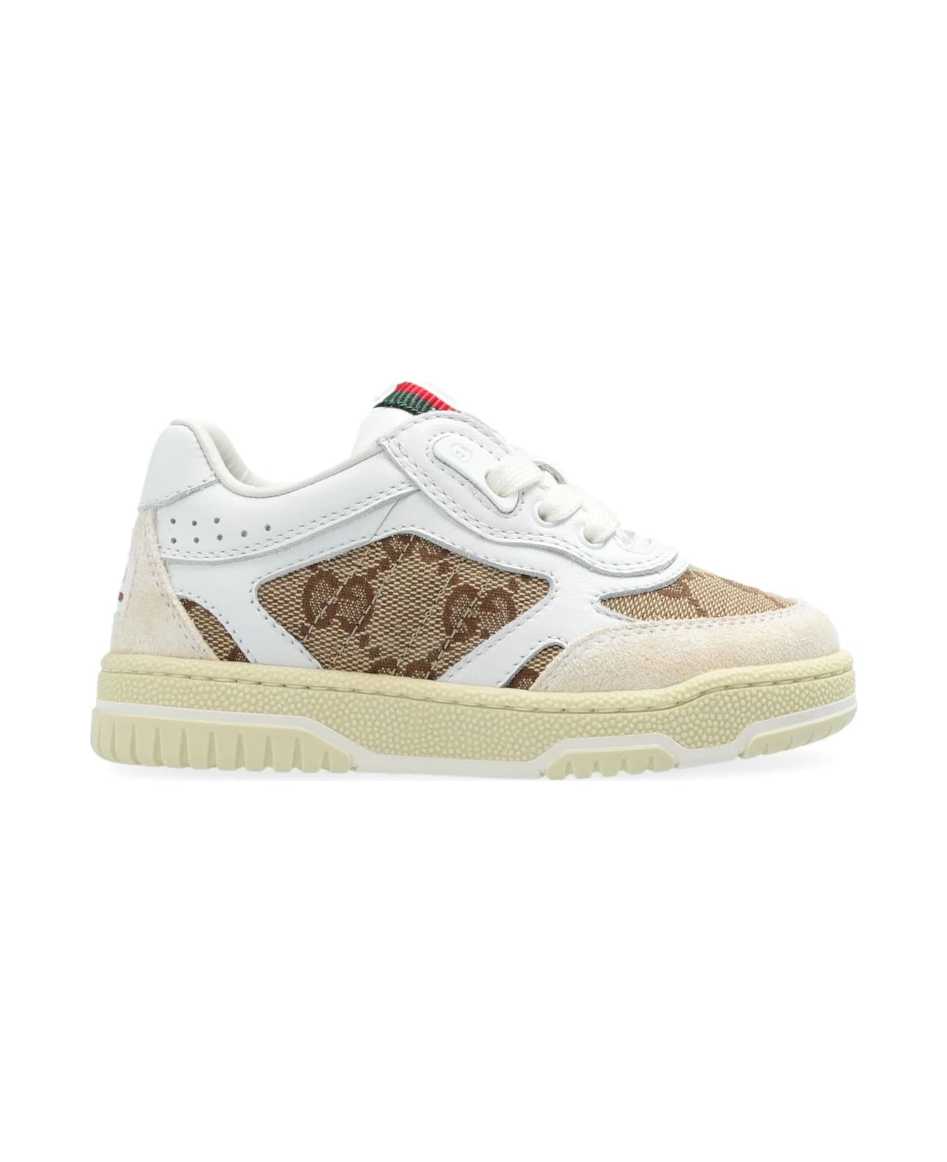 Gucci Kids Sneakers White - White