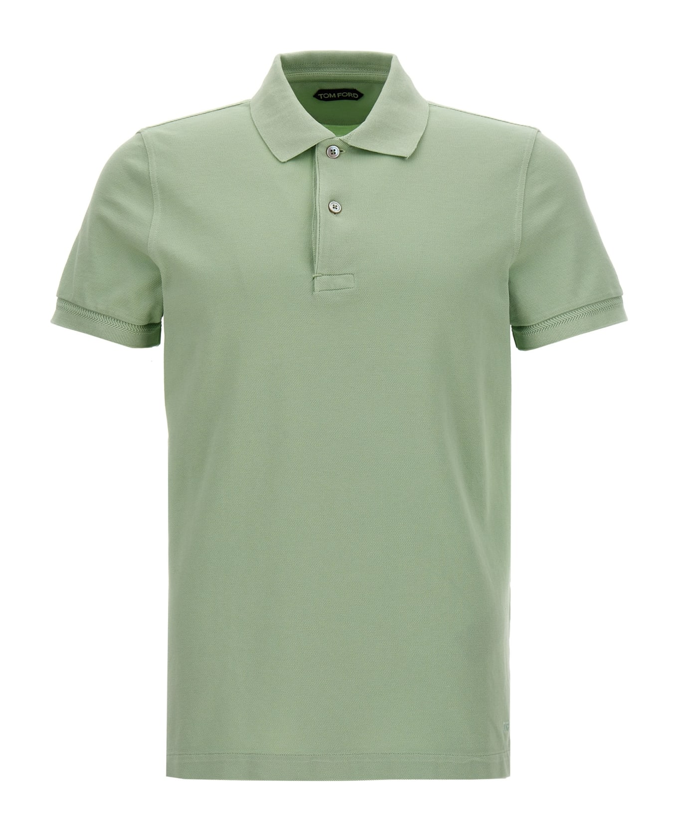 Tom Ford 'tennis Piquet' Polo Shirt - Green