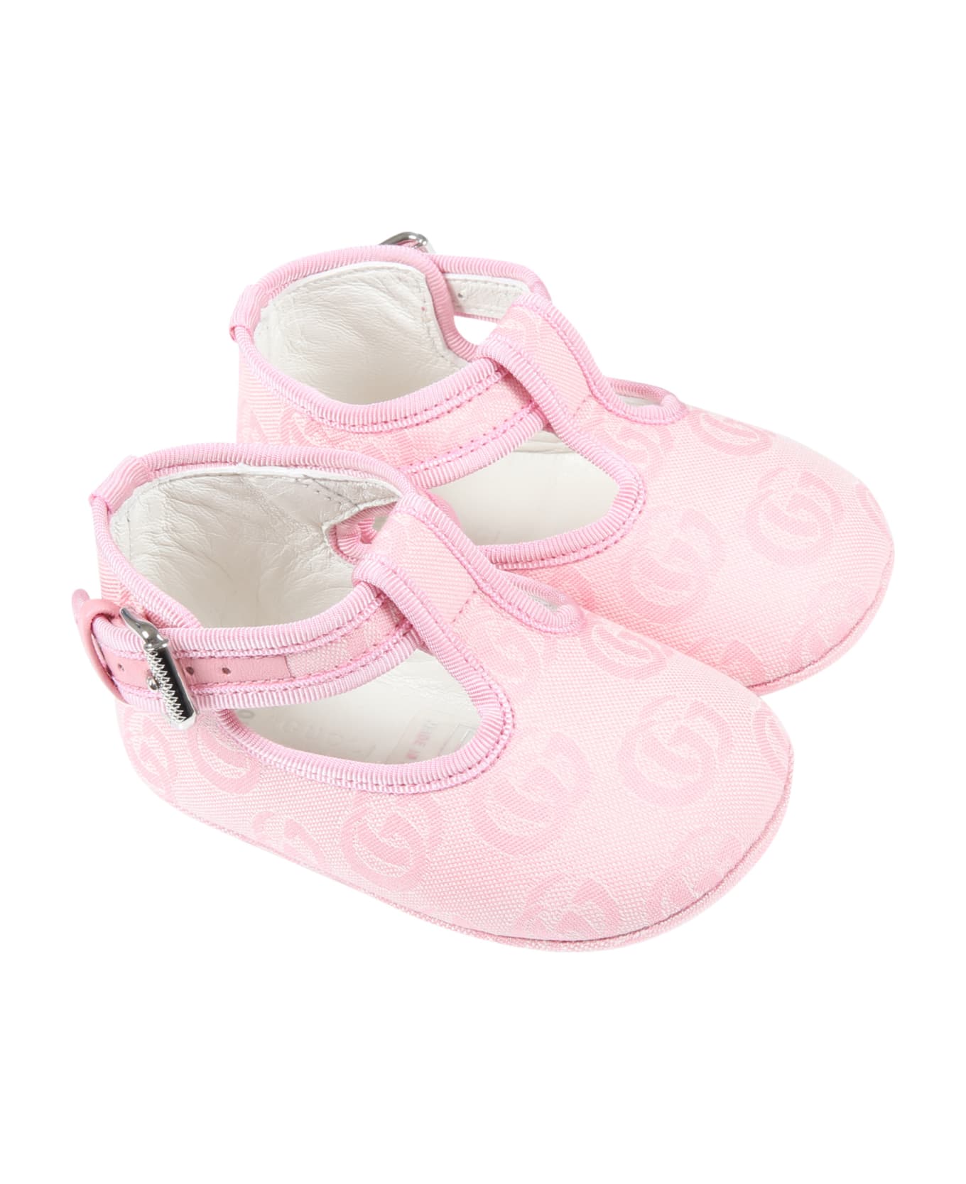 Gucci Pink Shoes For Baby Girl - Pink