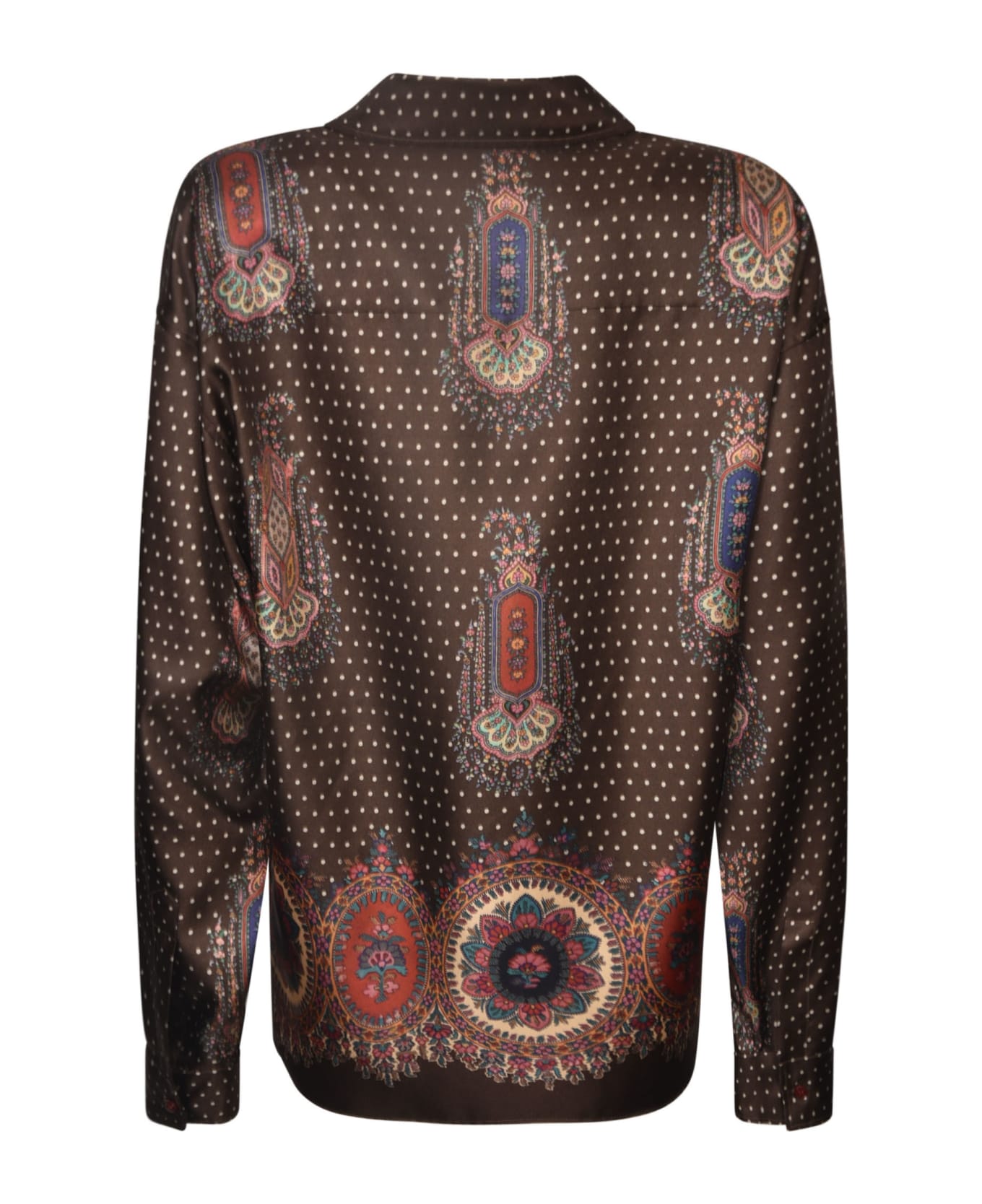 Etro All-over Printed Shirt - Brown