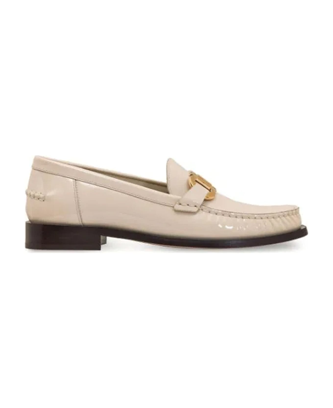 Ferragamo Maryan Leather Loafers - White