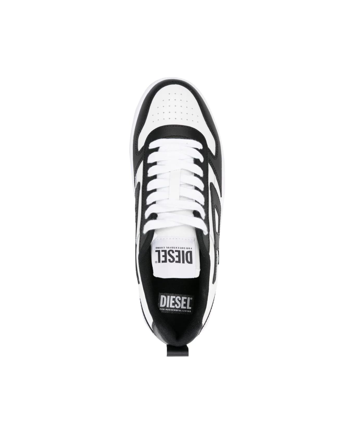 Diesel Ukiyo V2 Low Sneakers - White Black スニーカー