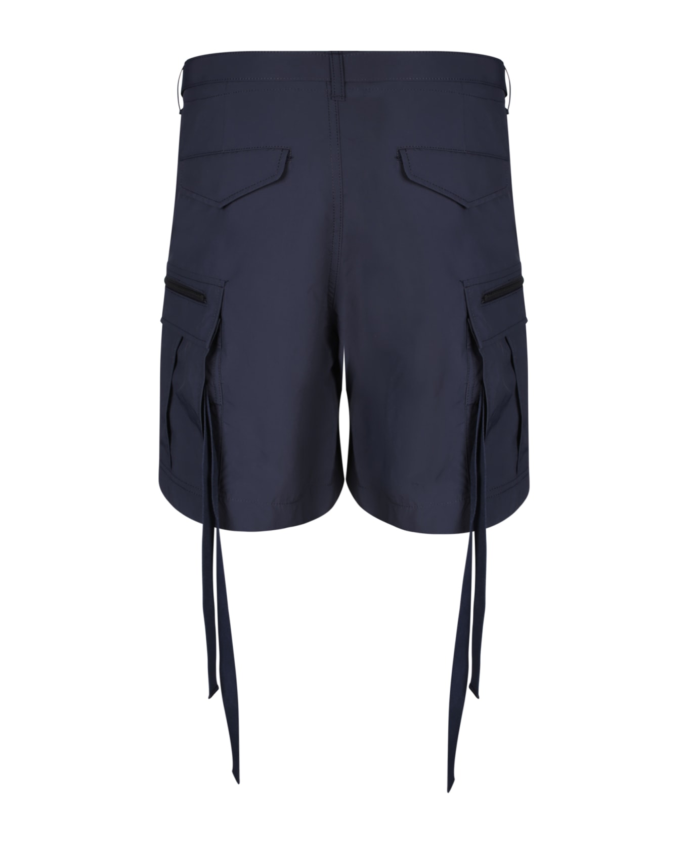 Sacai Blue Taffeta Bermuda Shorts - Blue ショートパンツ