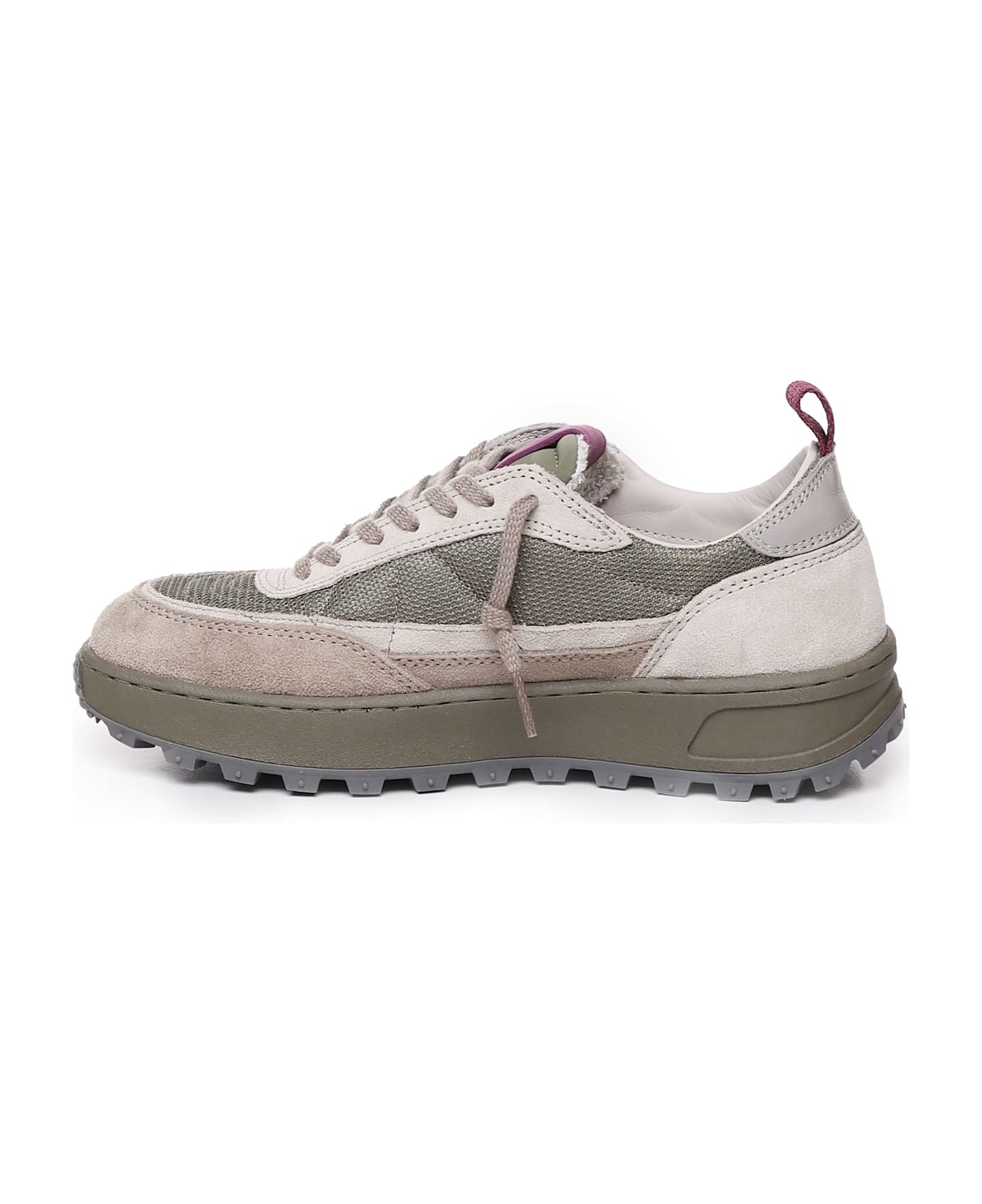 D.A.T.E. Sneakers Kdue - Taupe, purple