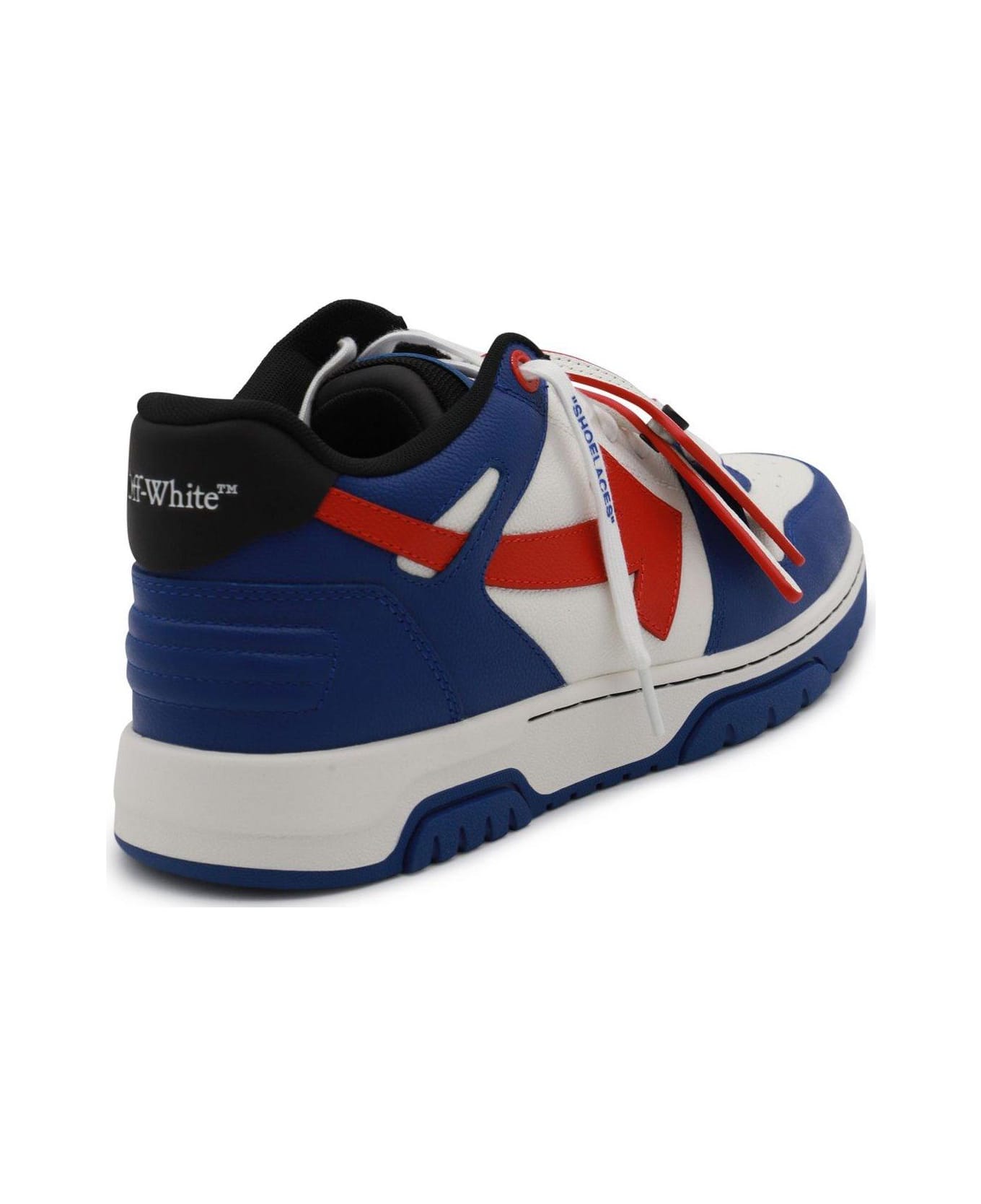 Off-White Out Of Office Lace-up Sneakers - BLUE/RED スニーカー