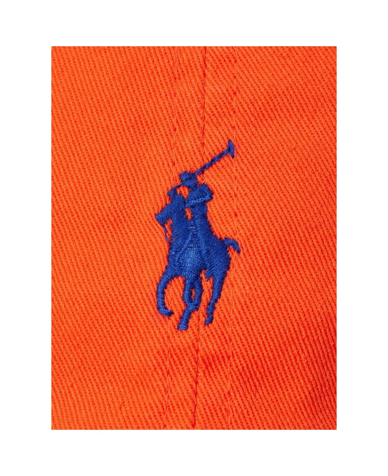 Polo Ralph Lauren Baseball Cap With Contrasting Pony - Orange