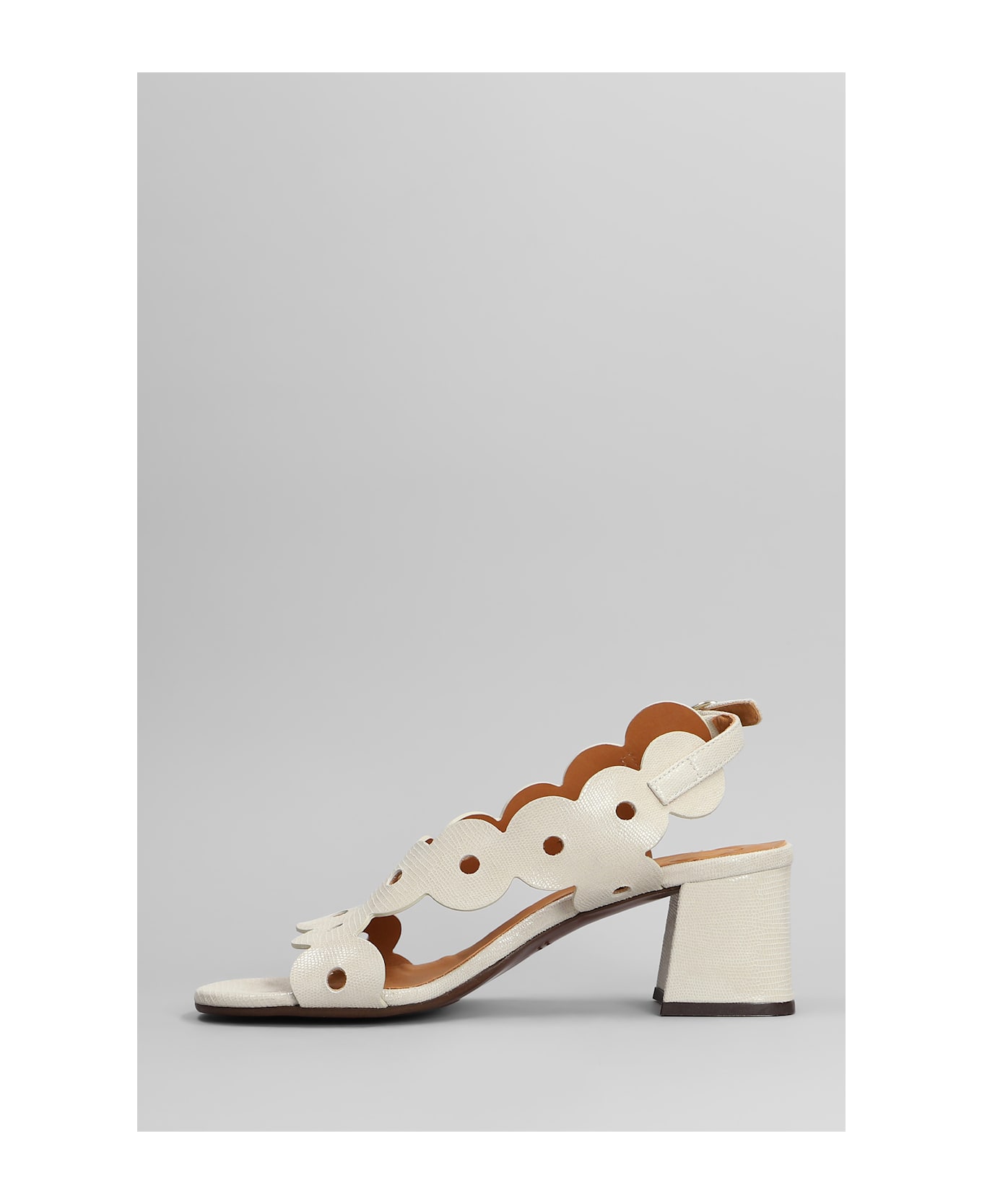 Chie Mihara Sandals In White Leather - white
