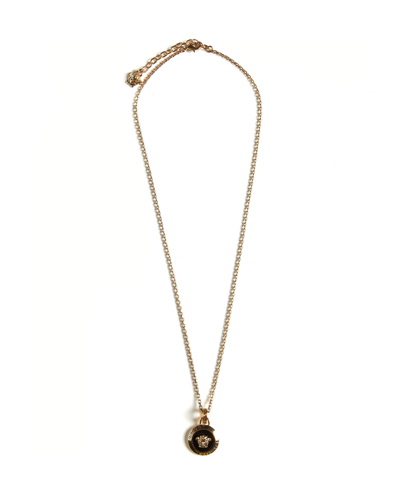 Versace 'medusa' Necklace - Oro Versace-nero ネックレス
